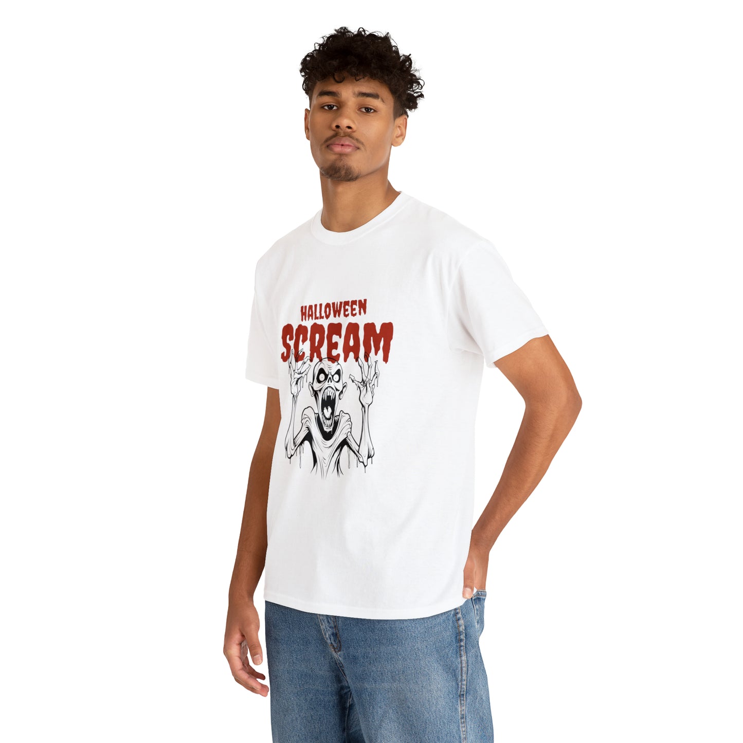 Halloween Scream Heavy Cotton Tee