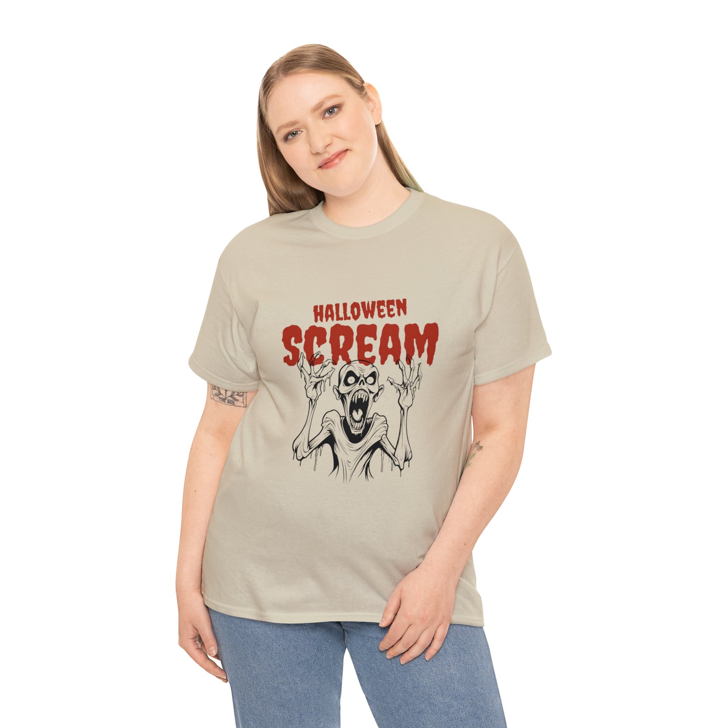 Halloween Scream Heavy Cotton Tee