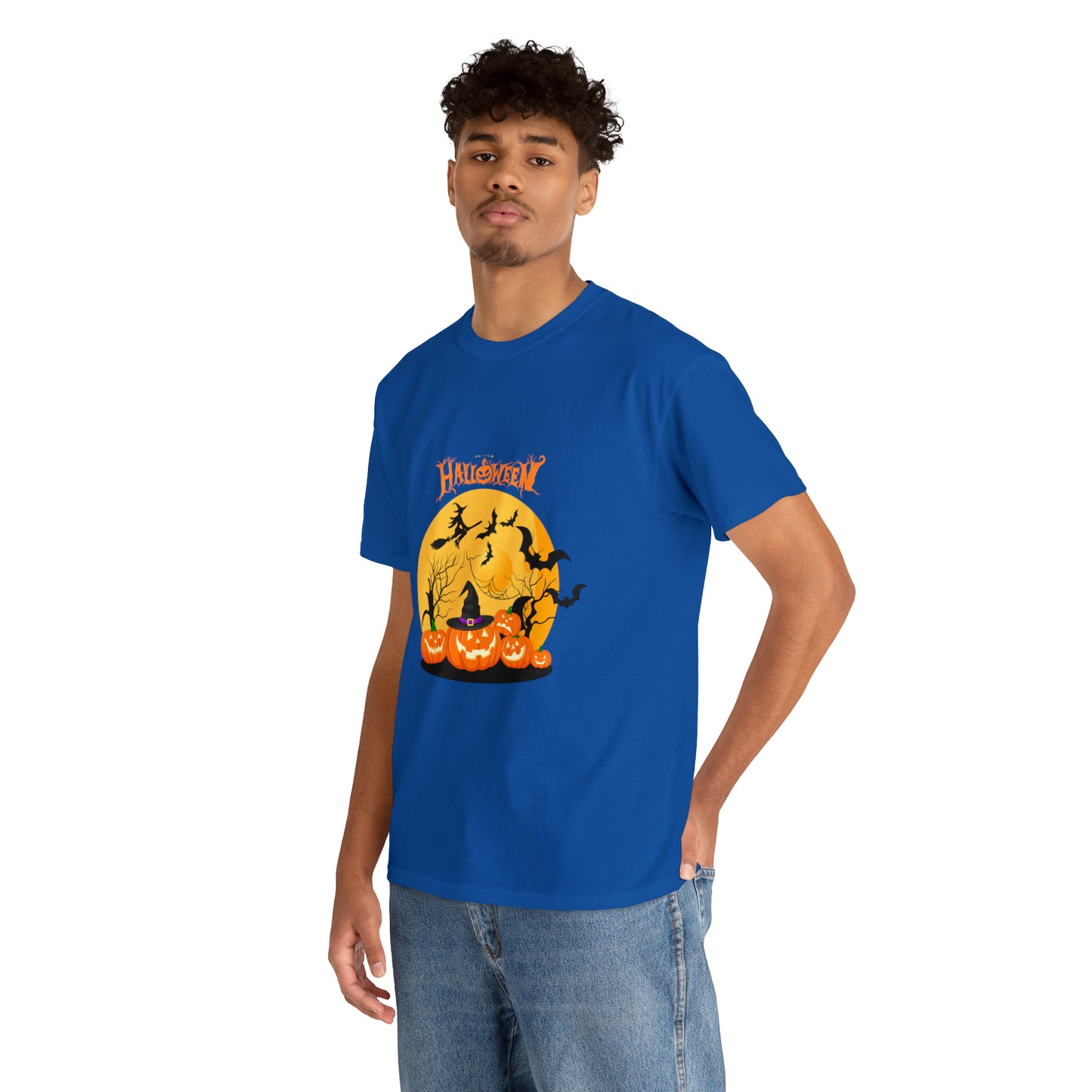 Halloween Pumpkin's Heavy Cotton Tee