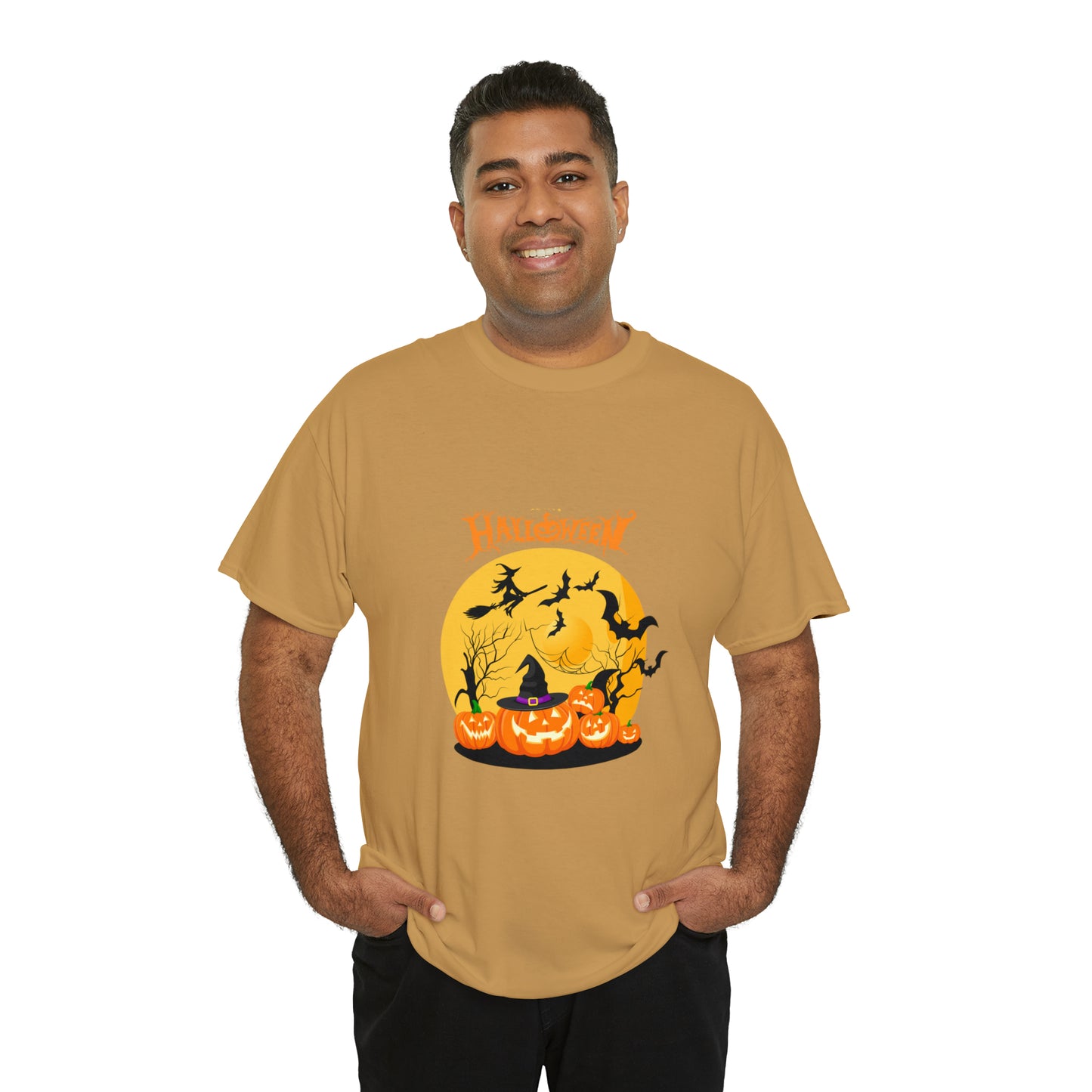 Halloween Pumpkin's Heavy Cotton Tee