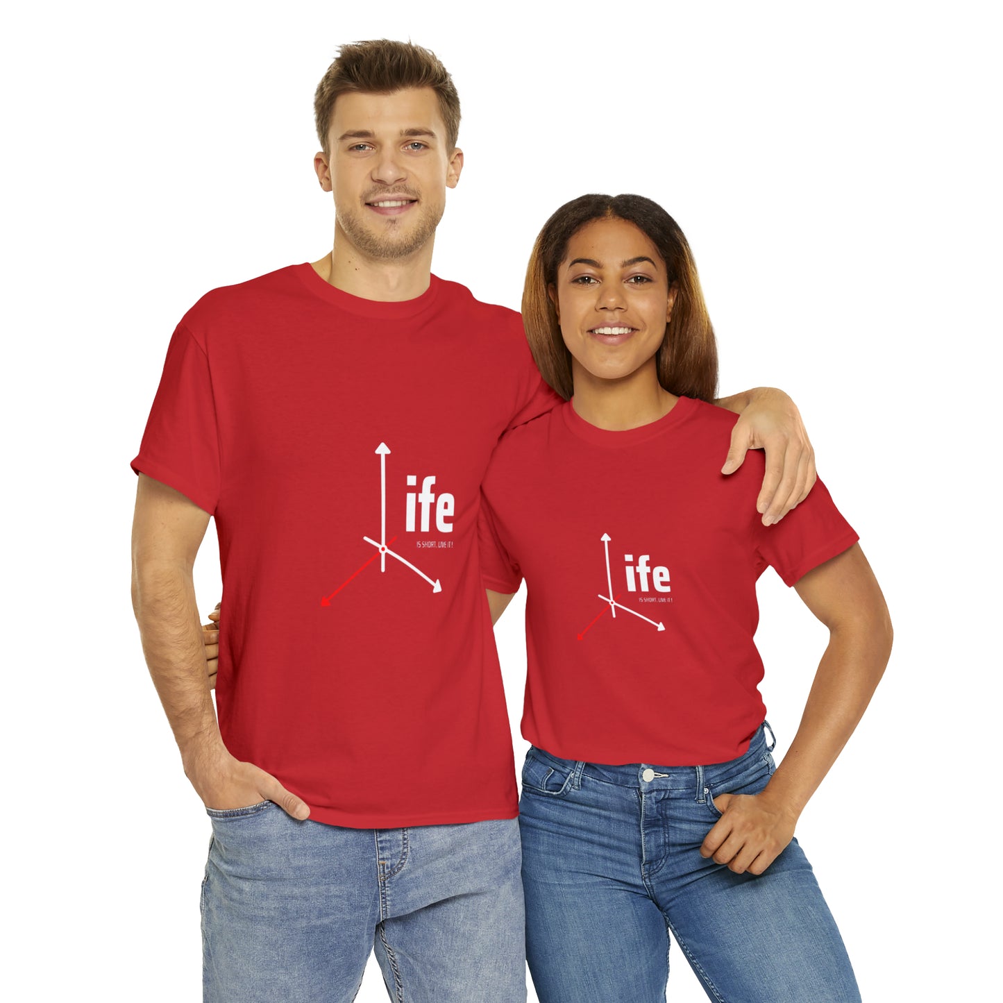 Life is Short Heavy Cotton Tee