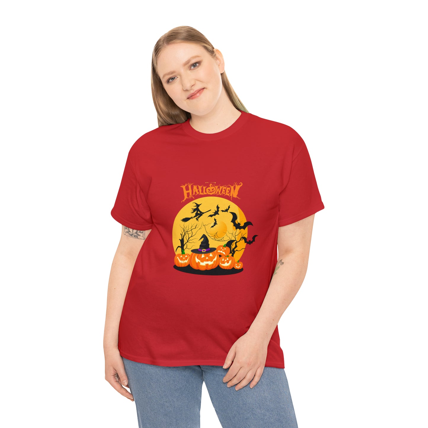 Halloween Pumpkin's Heavy Cotton Tee