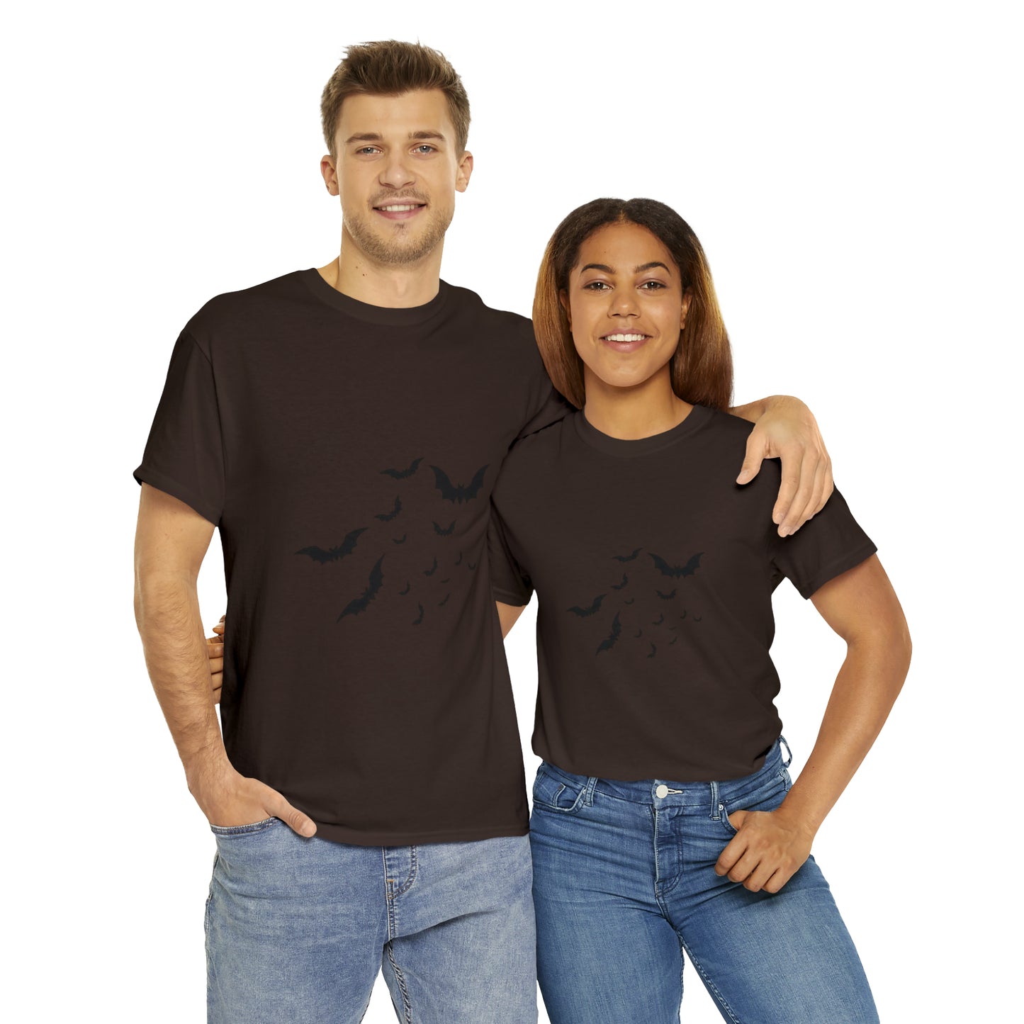 Halloween Bats Heavy Cotton Tee