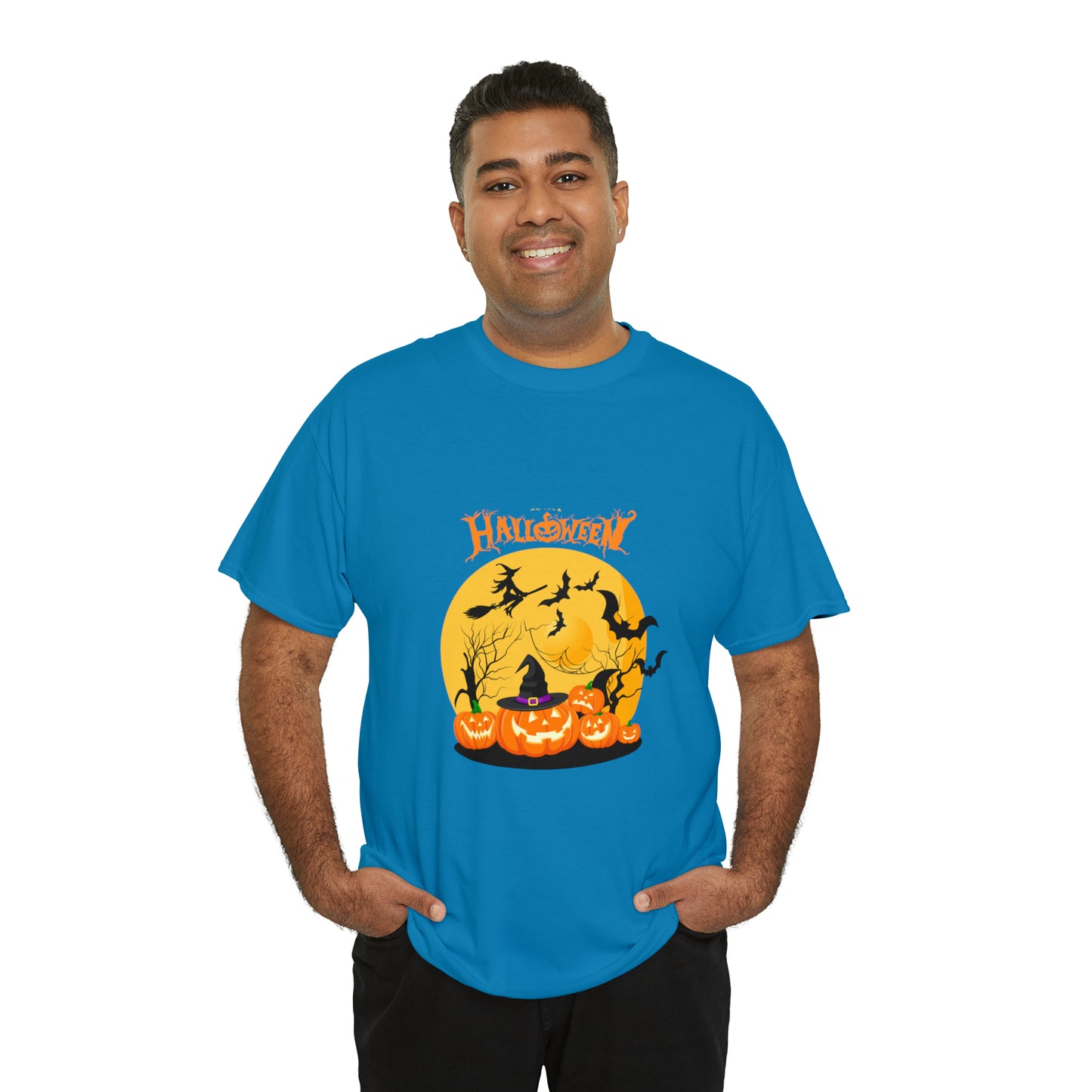 Halloween Pumpkin's Heavy Cotton Tee