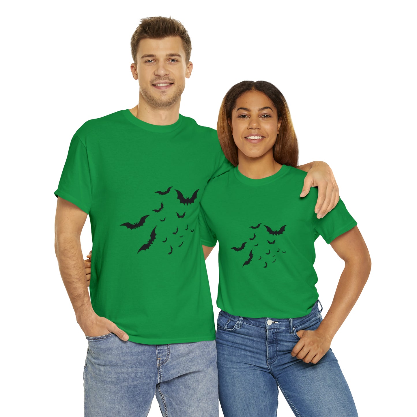 Halloween Bats Heavy Cotton Tee