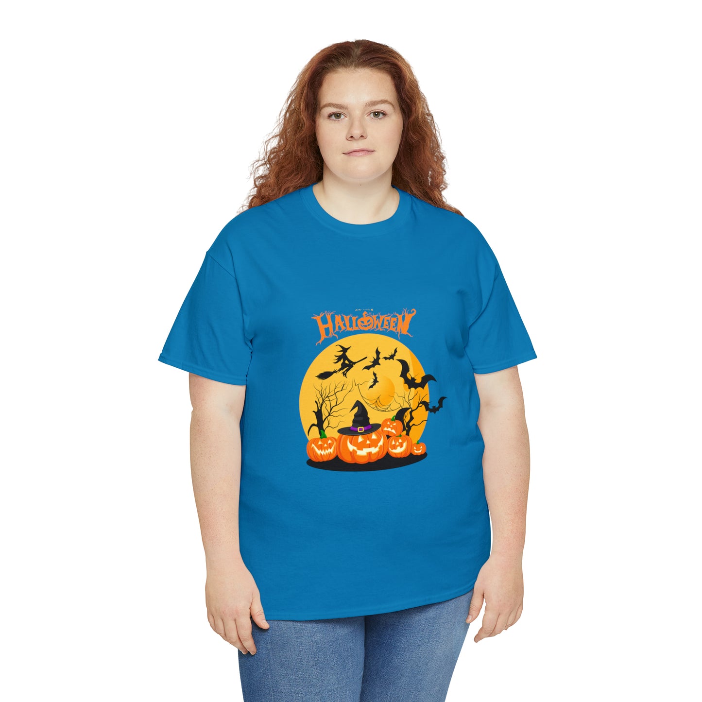 Halloween Pumpkin's Heavy Cotton Tee