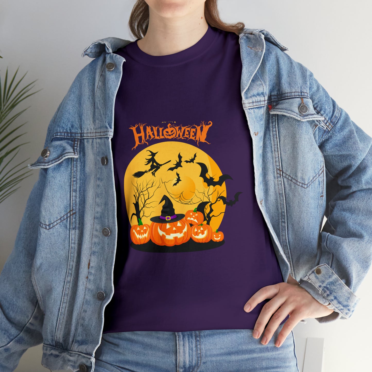 Halloween Pumpkin's Heavy Cotton Tee