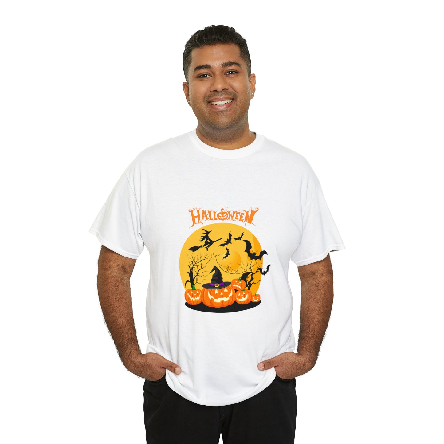 Halloween Pumpkin's Heavy Cotton Tee