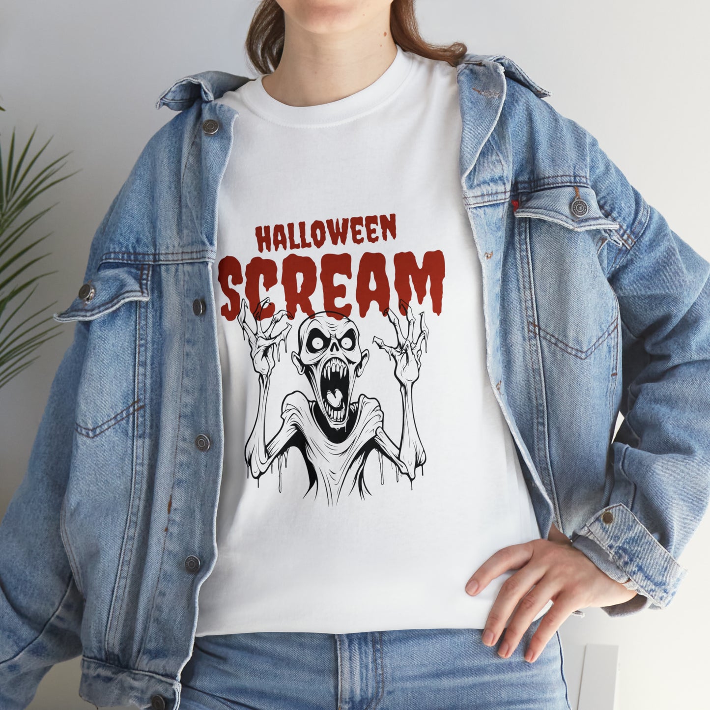 Halloween Scream Heavy Cotton Tee