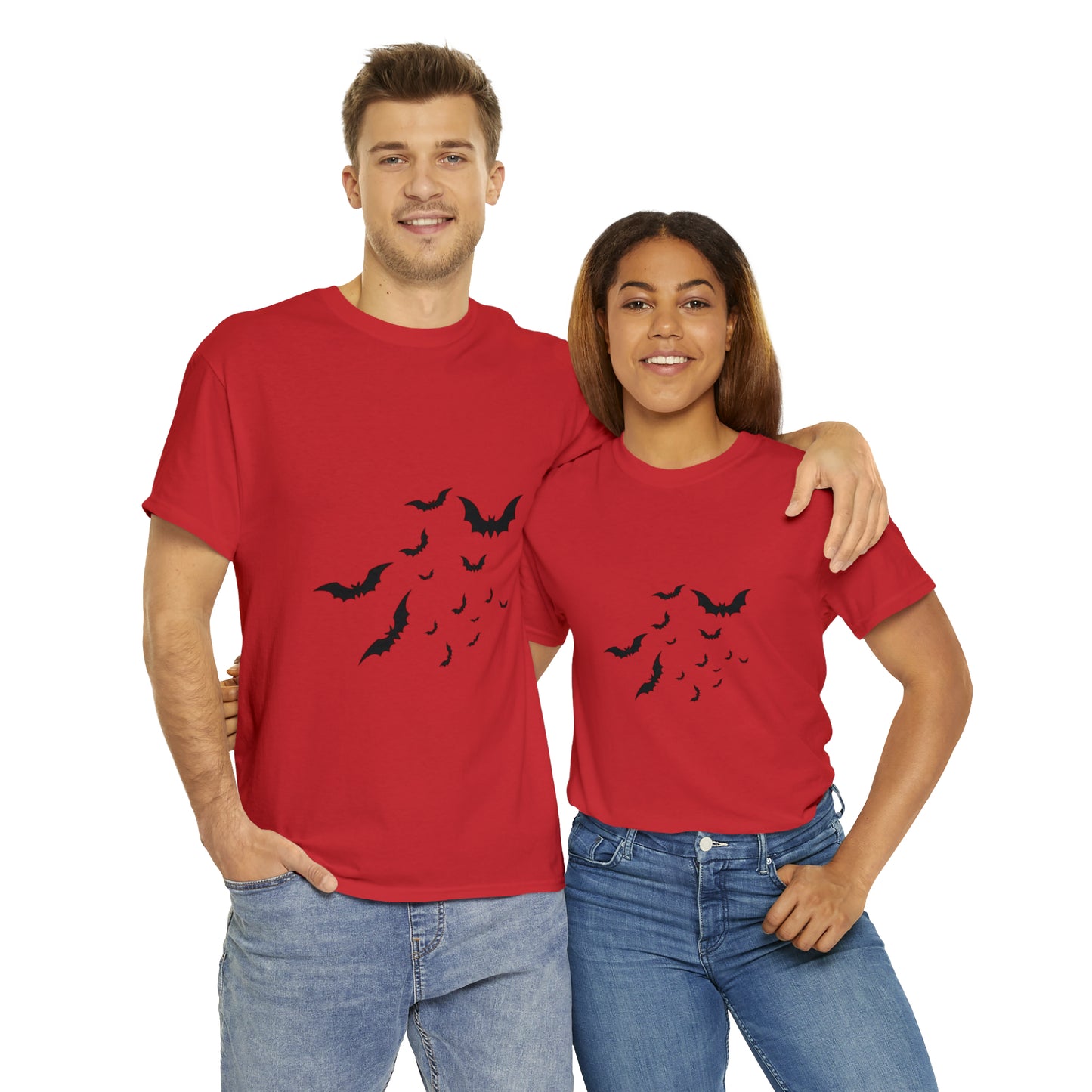 Halloween Bats Heavy Cotton Tee