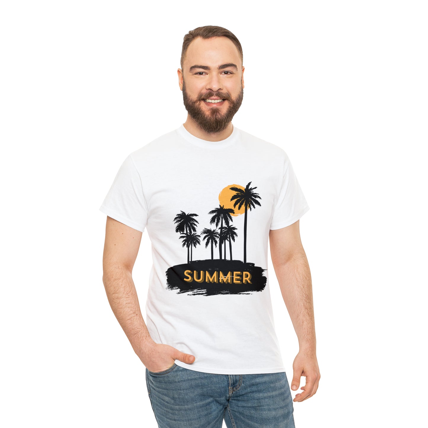 Summer Vibes Heavy Cotton Tee