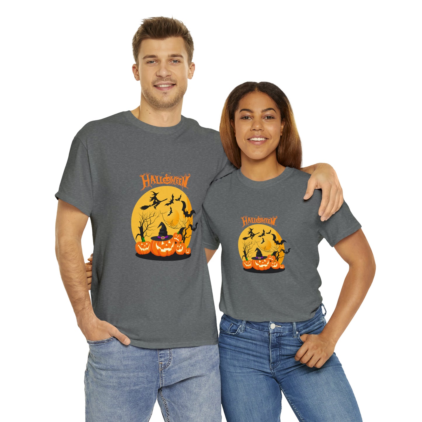 Halloween Pumpkin's Heavy Cotton Tee