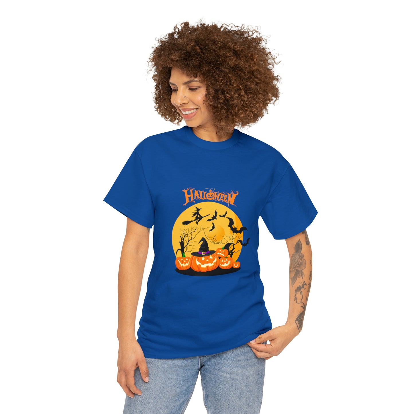 Halloween Pumpkin's Heavy Cotton Tee