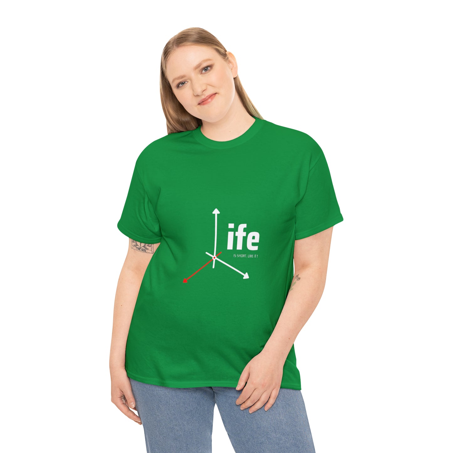 Life is Short Heavy Cotton Tee