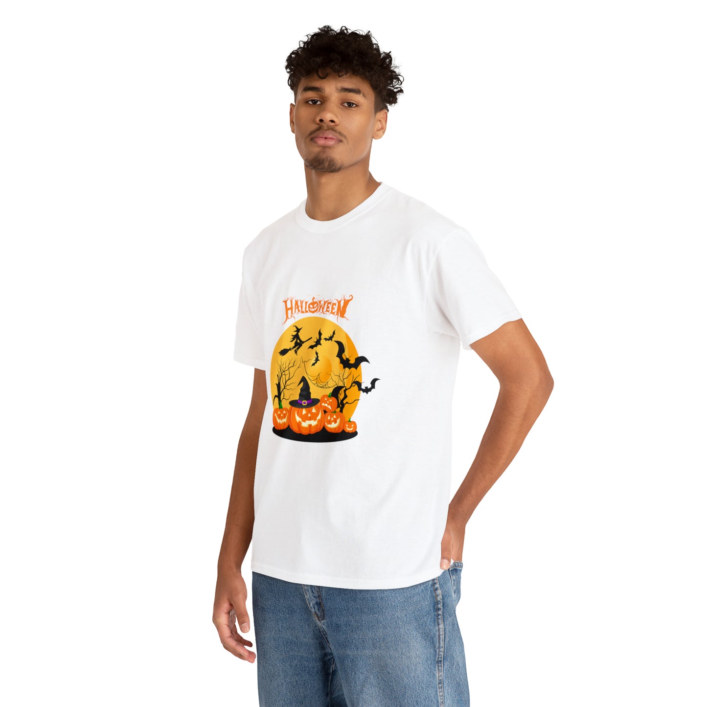 Halloween Pumpkin's Heavy Cotton Tee