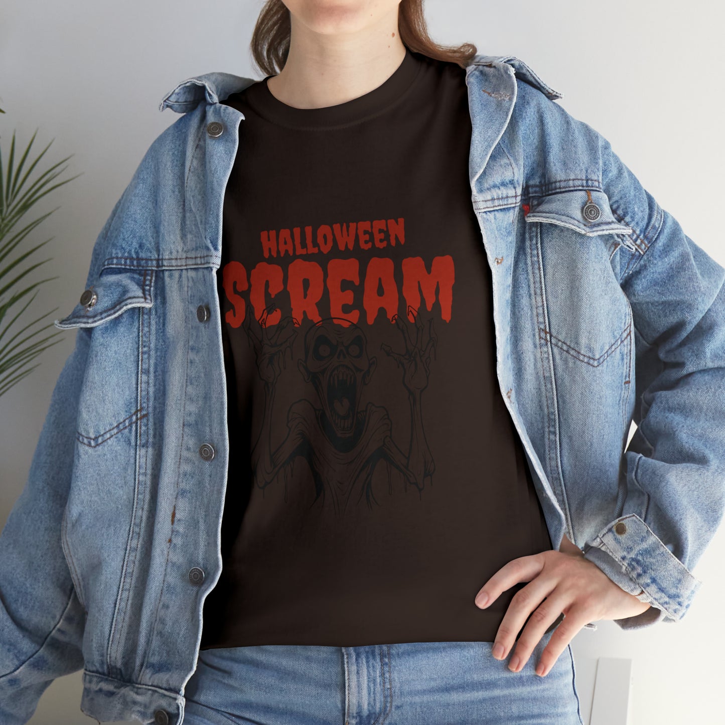 Halloween Scream Heavy Cotton Tee