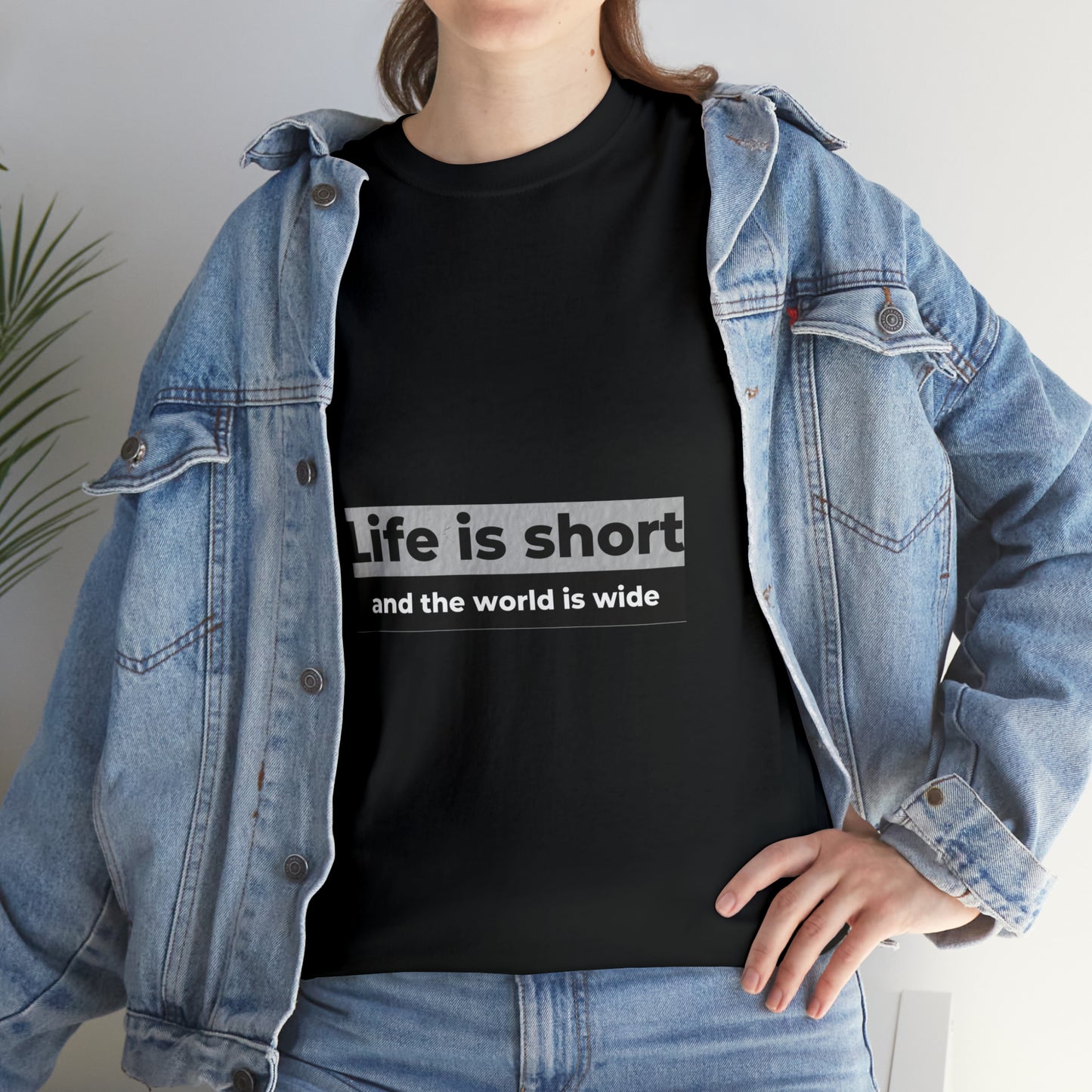 Life is Short Heavy Cotton Tee