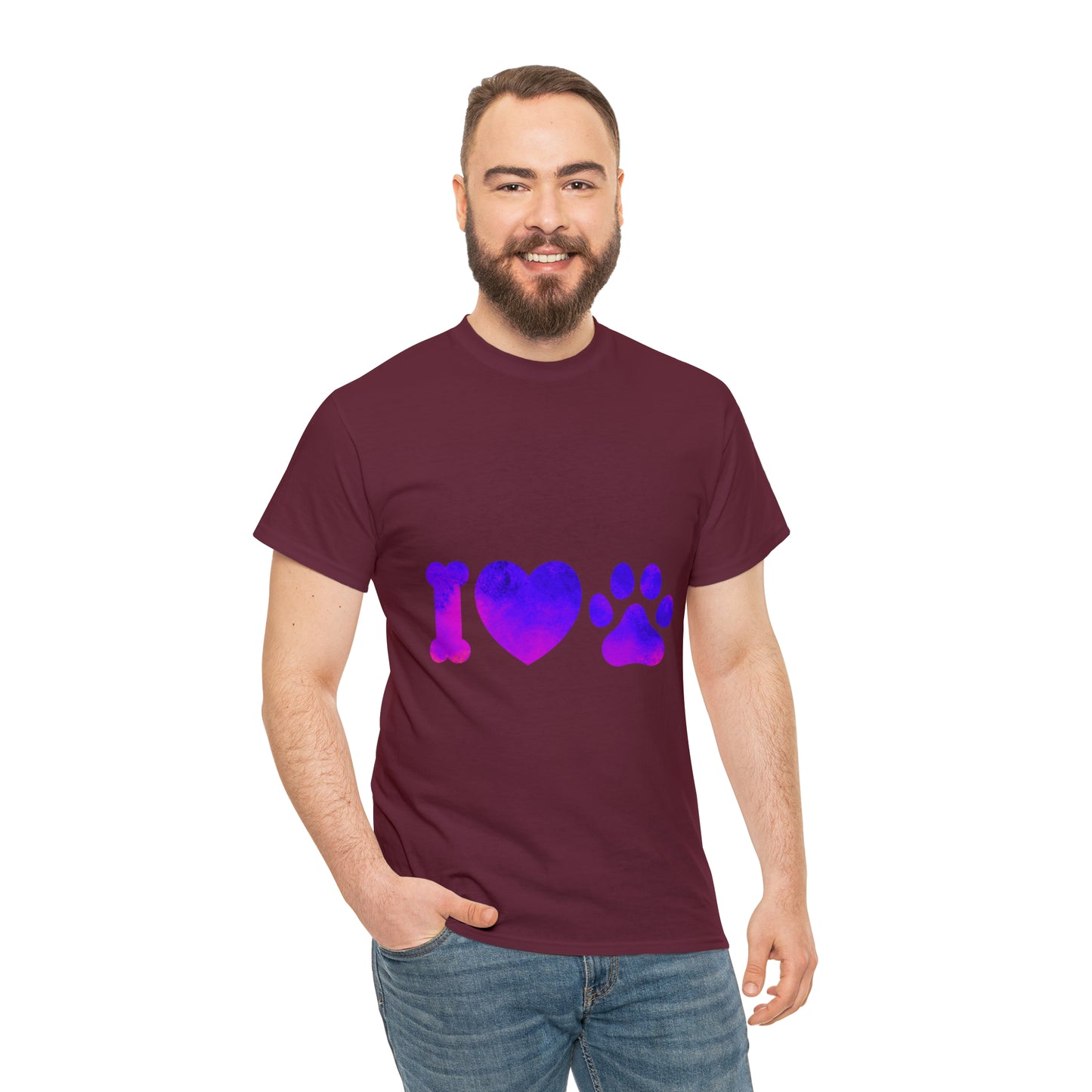 I Love Animals Heavy Cotton Tee