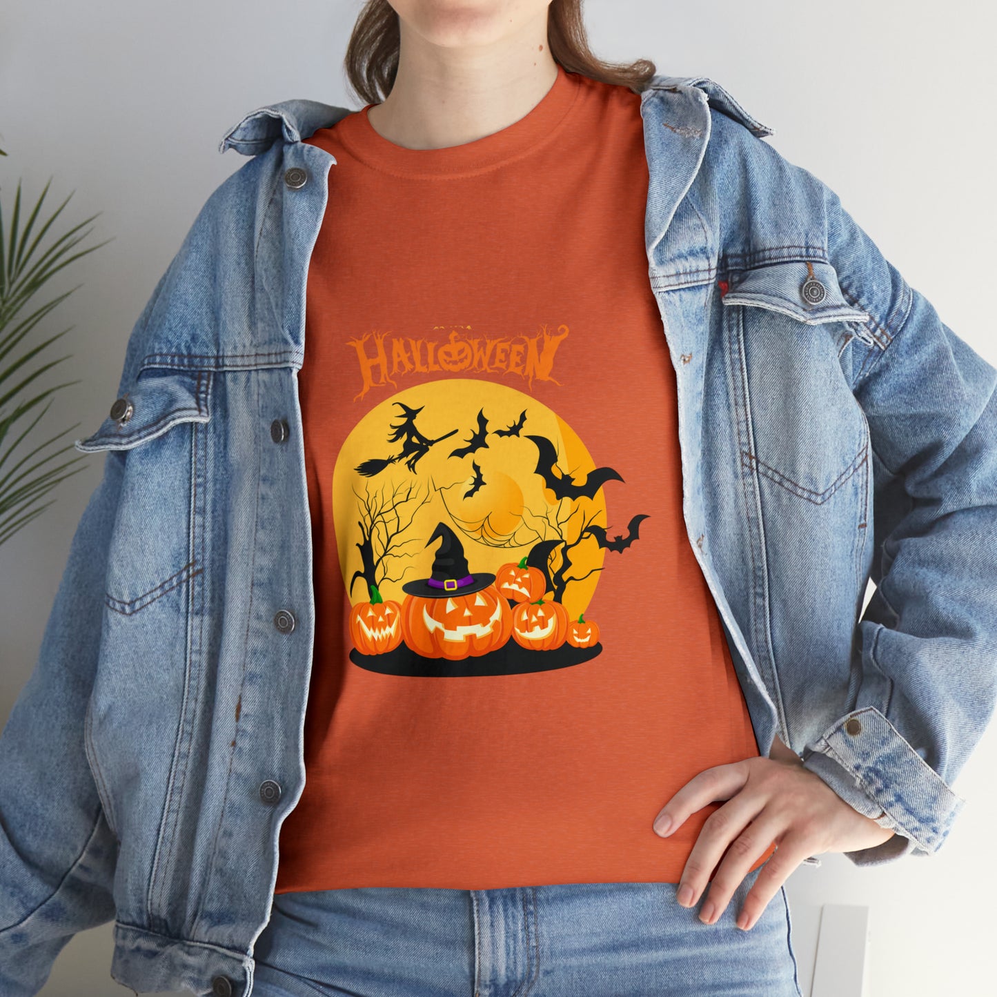 Halloween Pumpkin's Heavy Cotton Tee