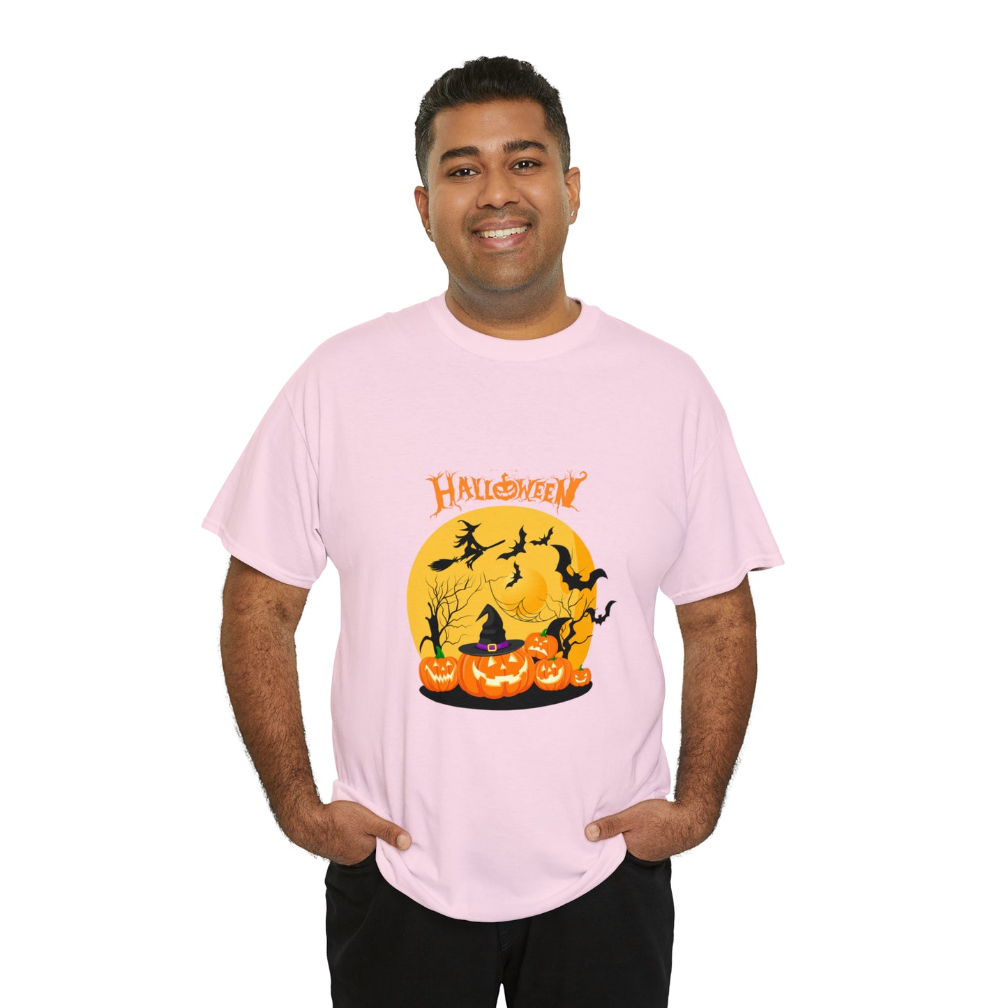 Halloween Pumpkin's Heavy Cotton Tee