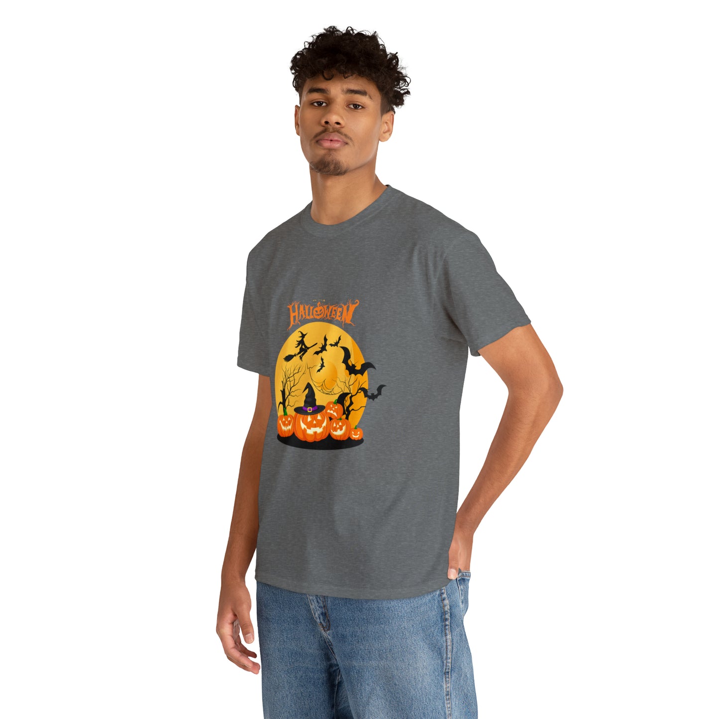 Halloween Pumpkin's Heavy Cotton Tee