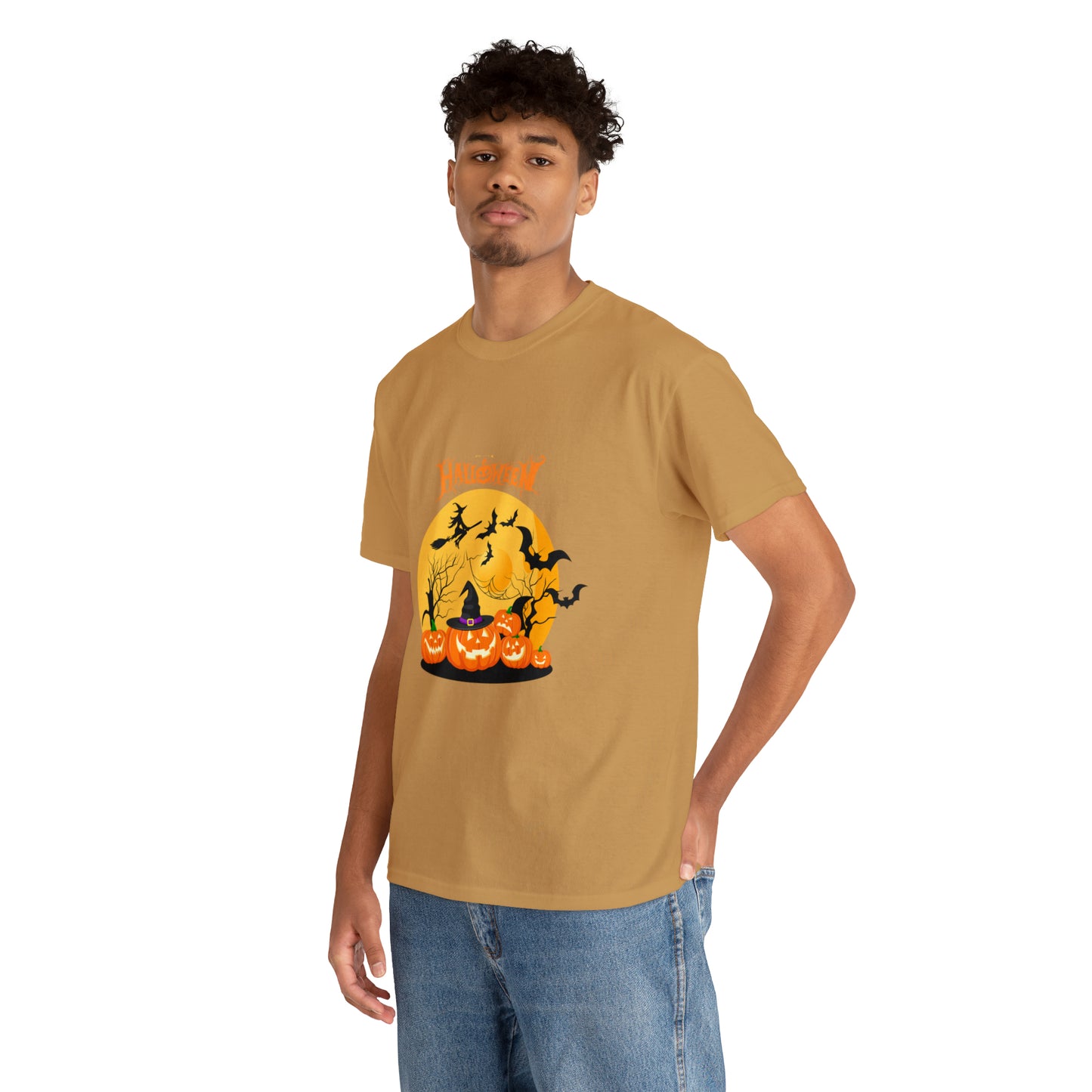 Halloween Pumpkin's Heavy Cotton Tee