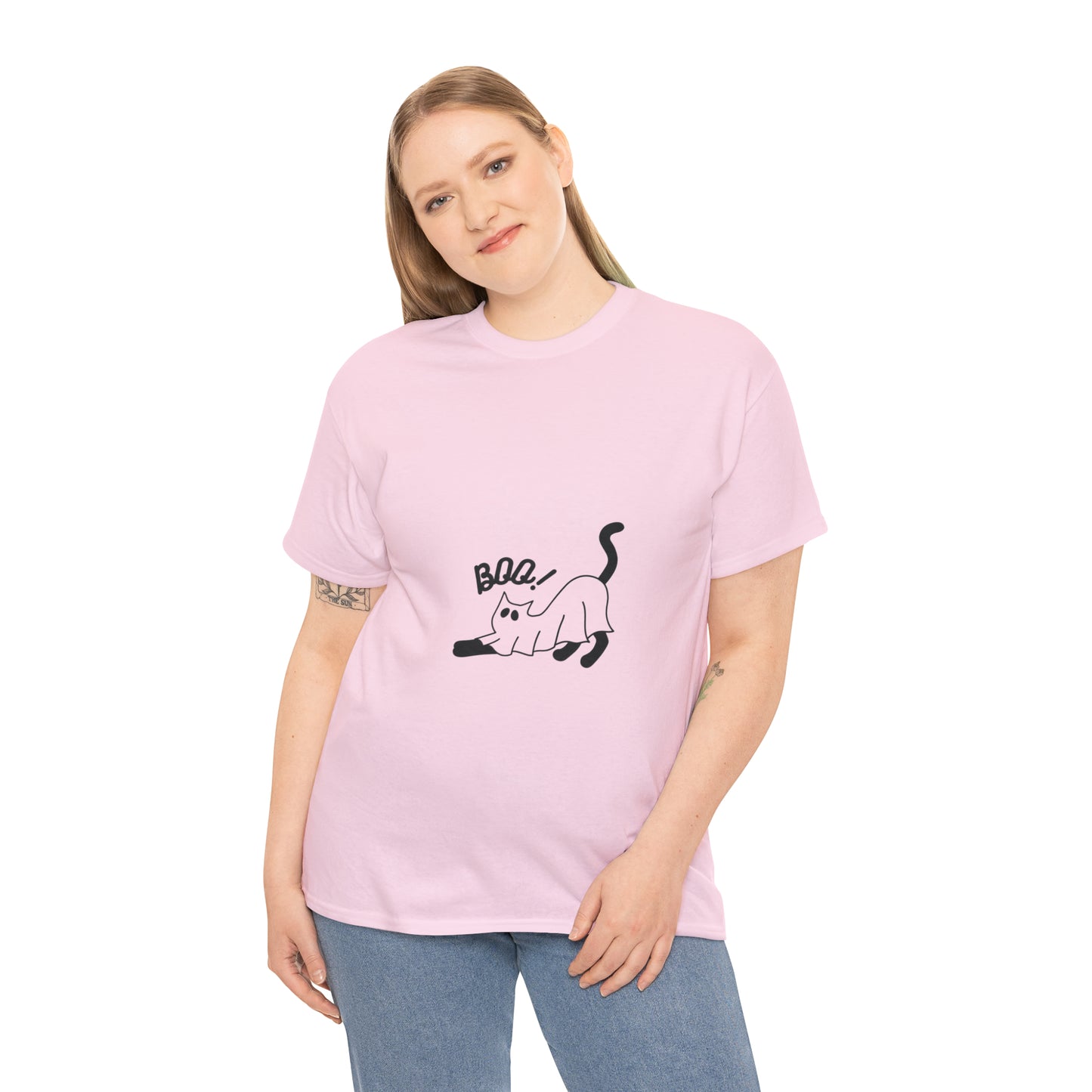 Boo Kitty Heavy Cotton Tee