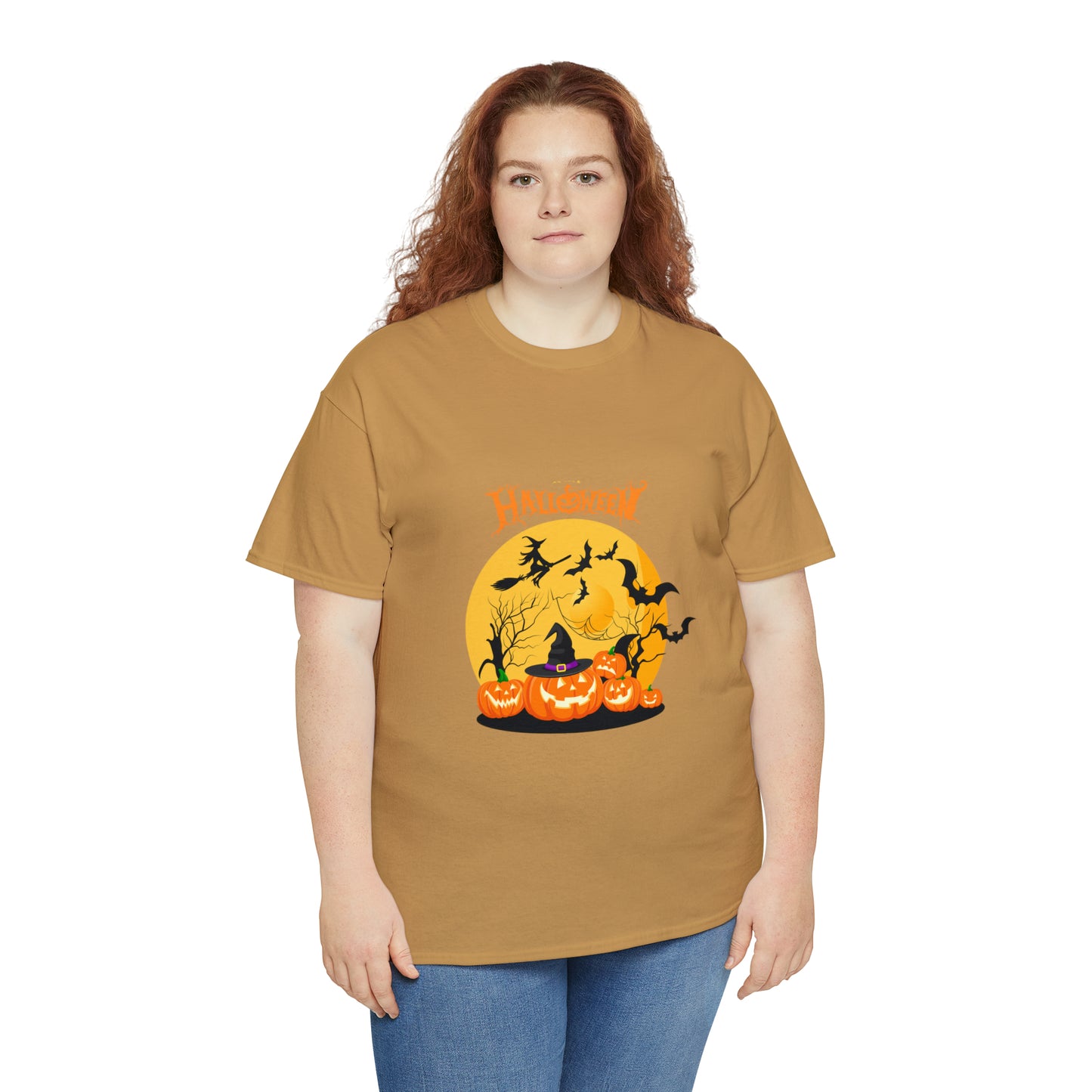 Halloween Pumpkin's Heavy Cotton Tee