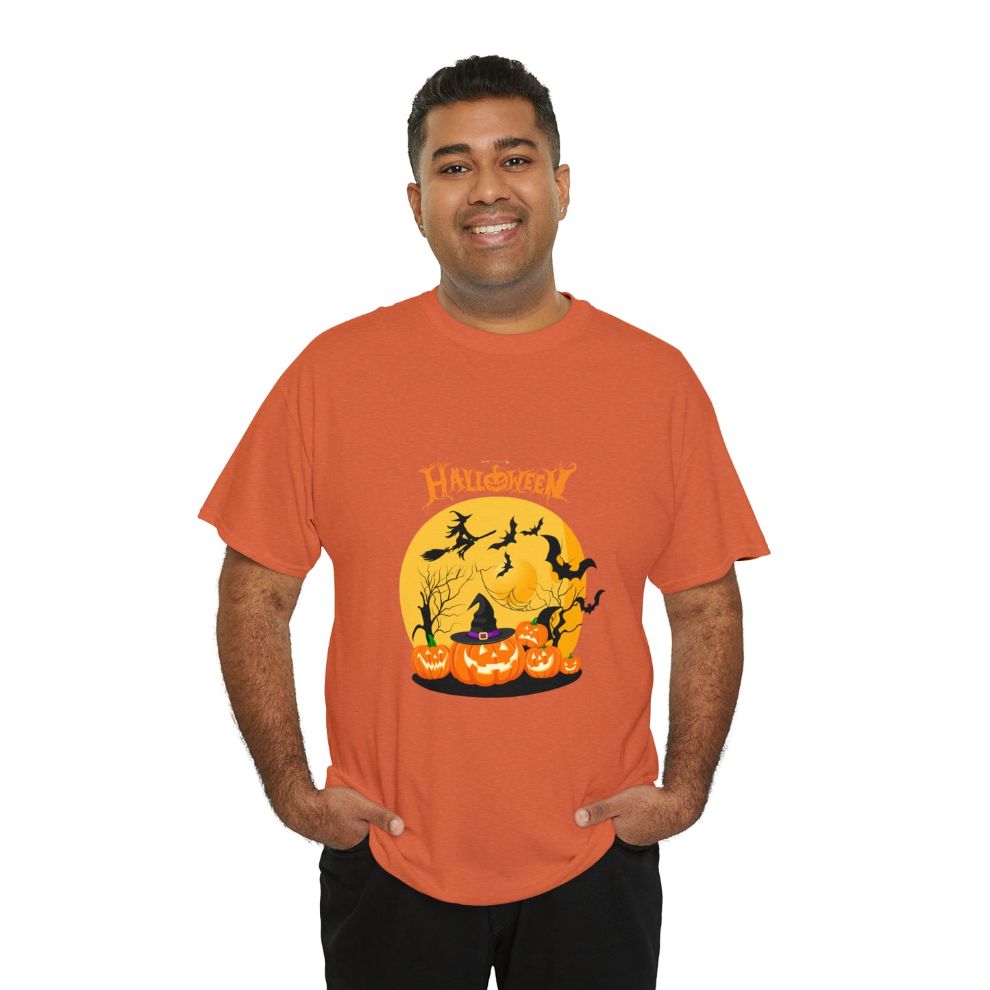 Halloween Pumpkin's Heavy Cotton Tee