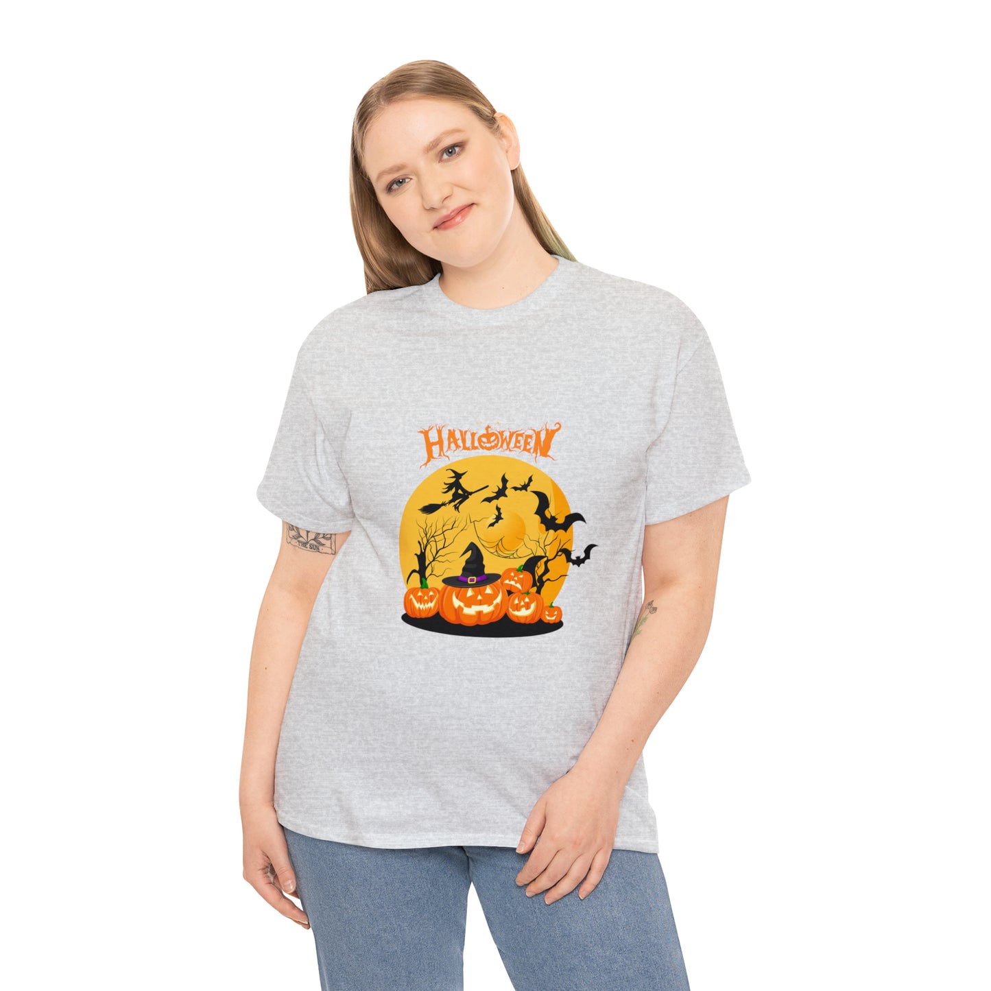 Halloween Pumpkin's Heavy Cotton Tee