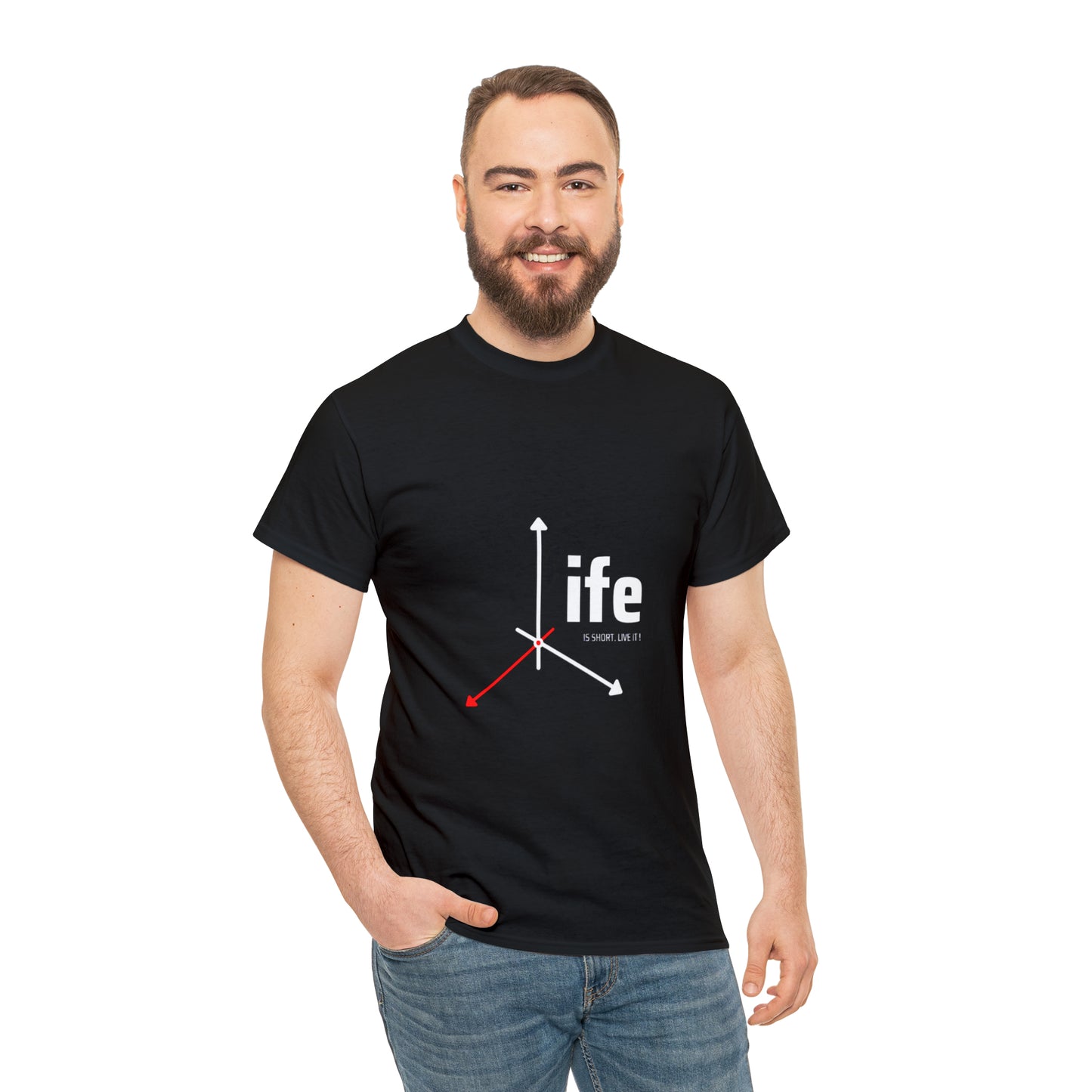 Life is Short Heavy Cotton Tee