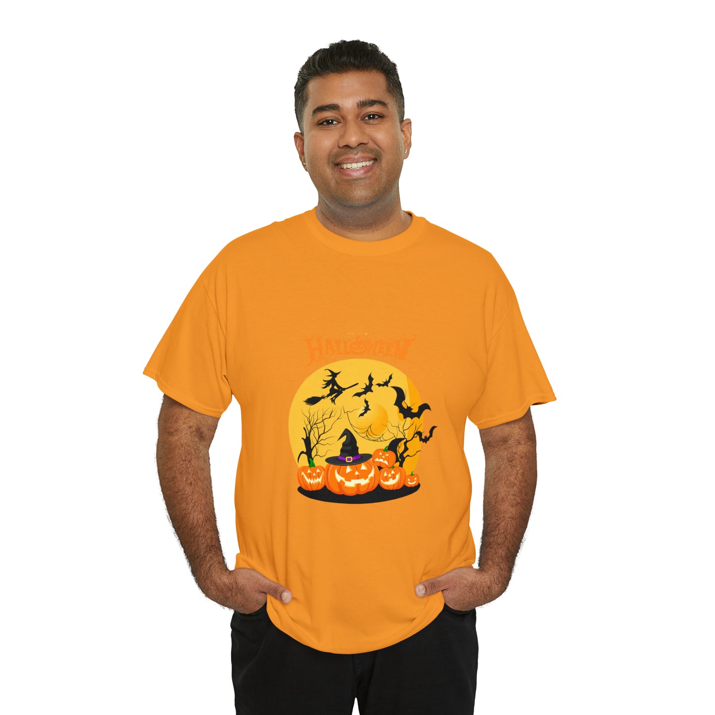 Halloween Pumpkin's Heavy Cotton Tee