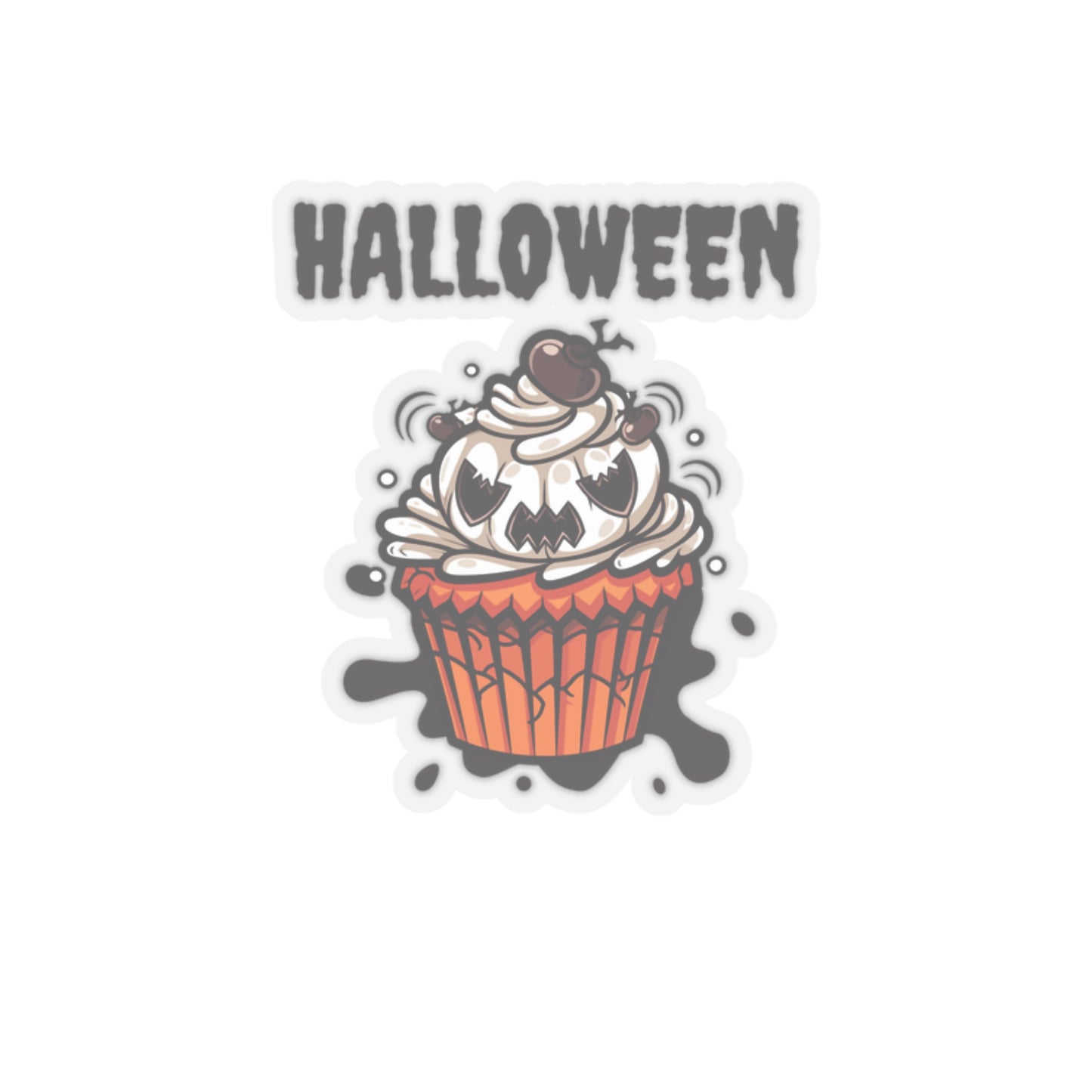 Halloween Pumpkin Kiss-Cut Stickers