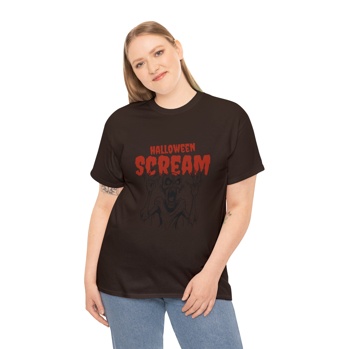 Halloween Scream Heavy Cotton Tee