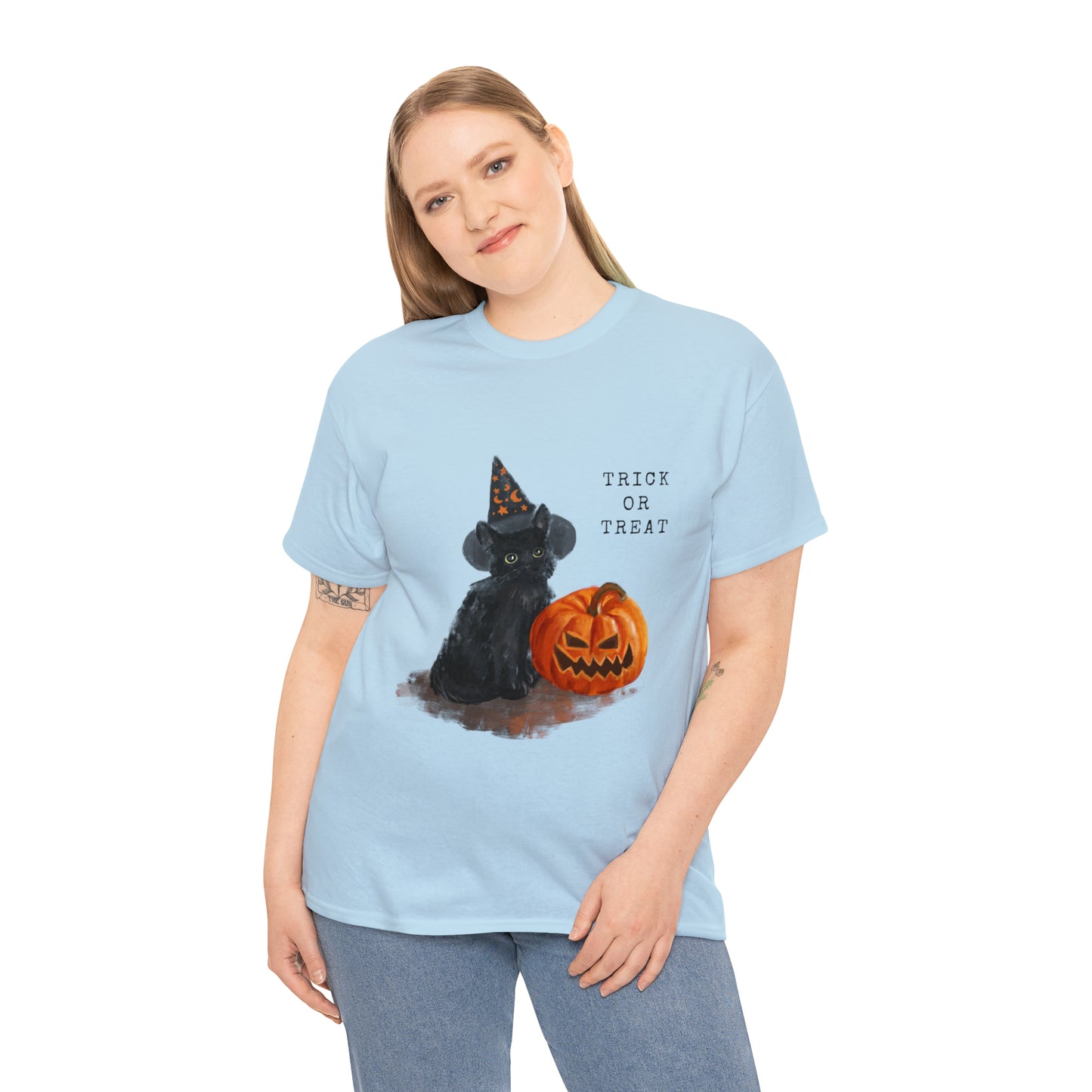 Boo Kitty Heavy Cotton Tee