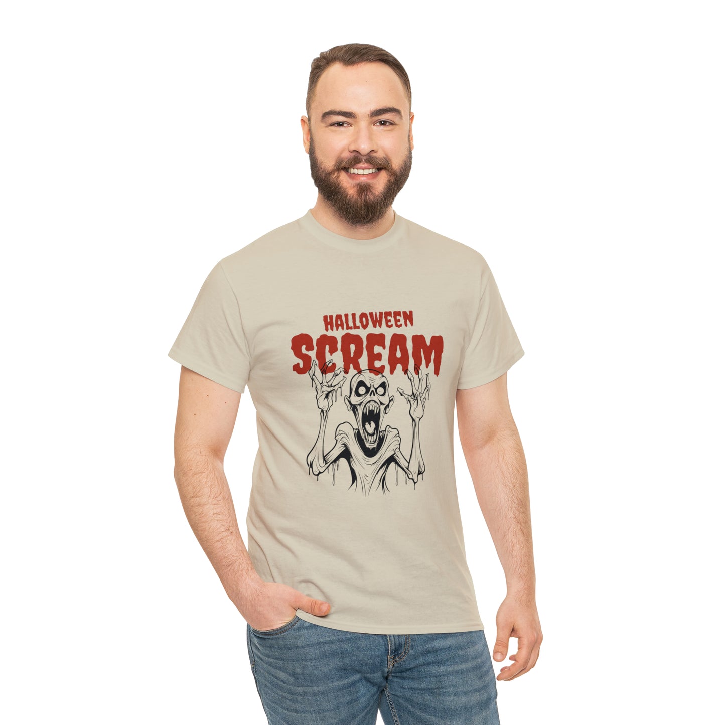 Halloween Scream Heavy Cotton Tee