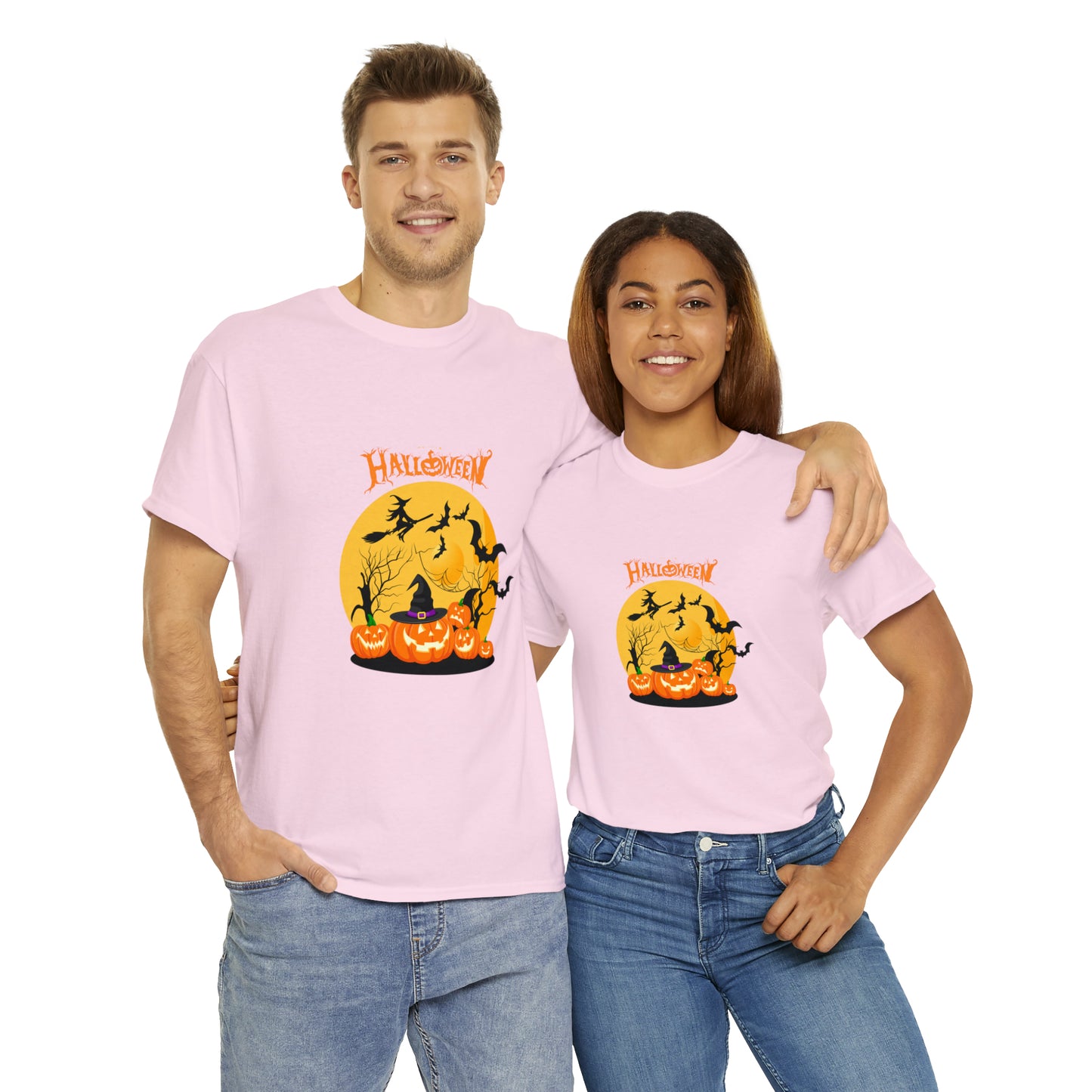 Halloween Pumpkin's Heavy Cotton Tee