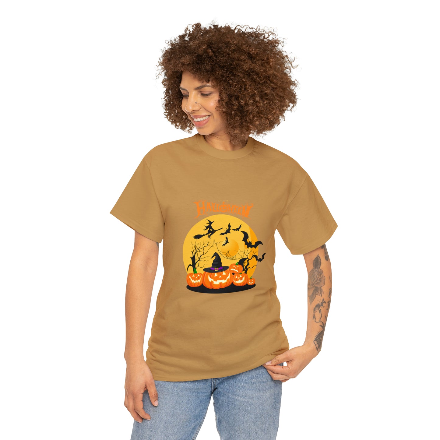 Halloween Pumpkin's Heavy Cotton Tee