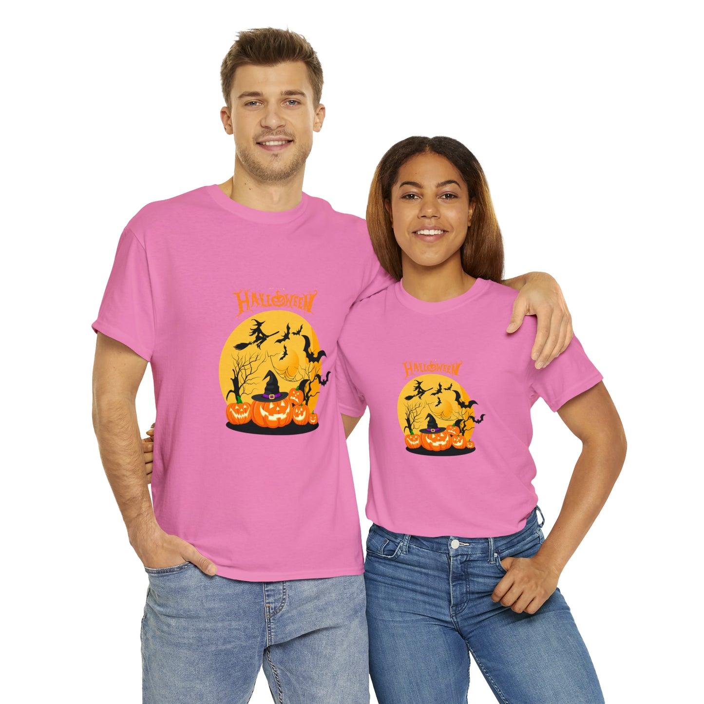 Halloween Pumpkin's Heavy Cotton Tee