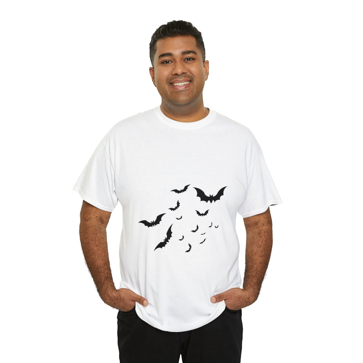 Halloween Bats Heavy Cotton Tee