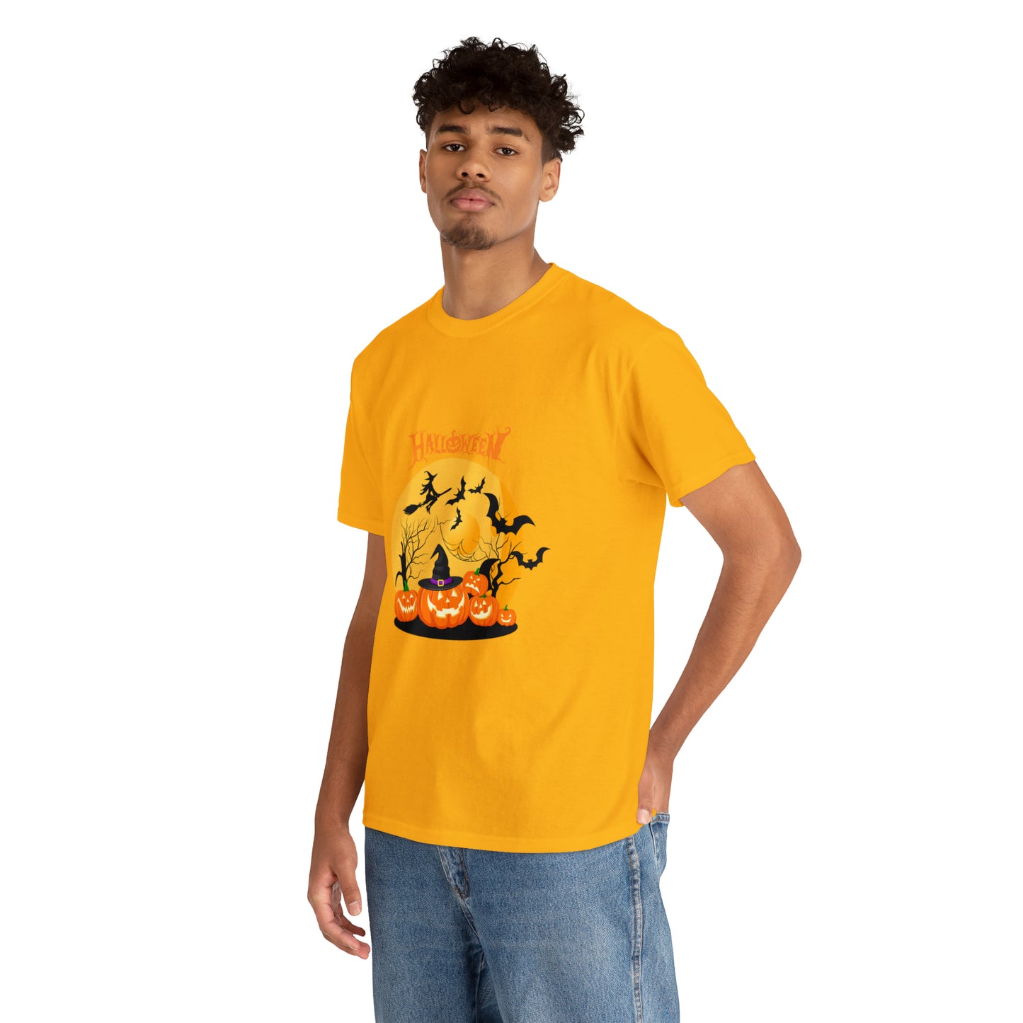 Halloween Pumpkin's Heavy Cotton Tee