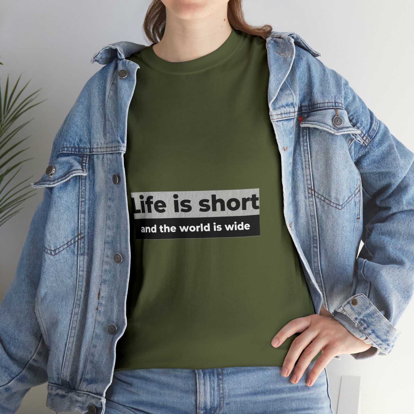 Life is Short Heavy Cotton Tee