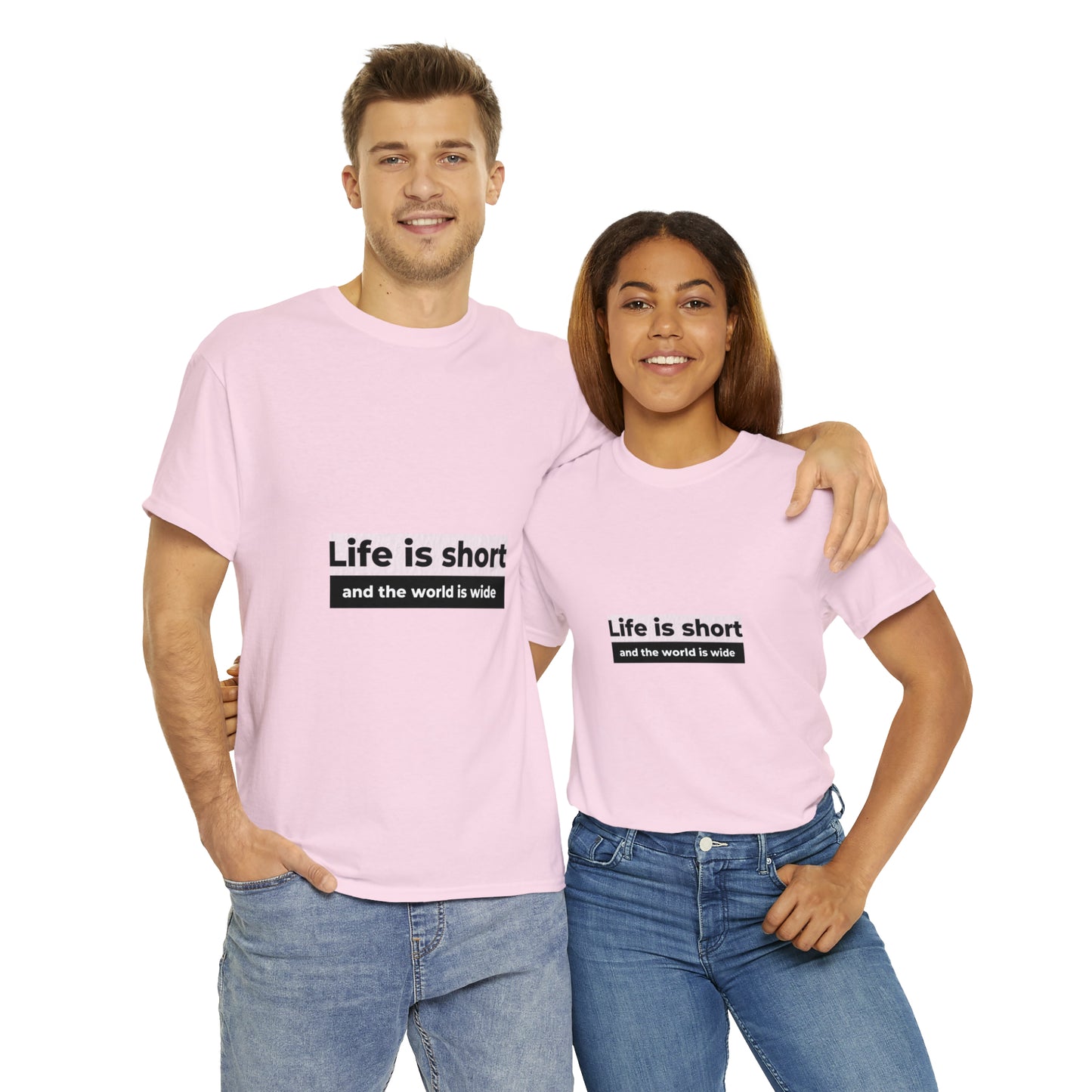 Life is Short Heavy Cotton Tee