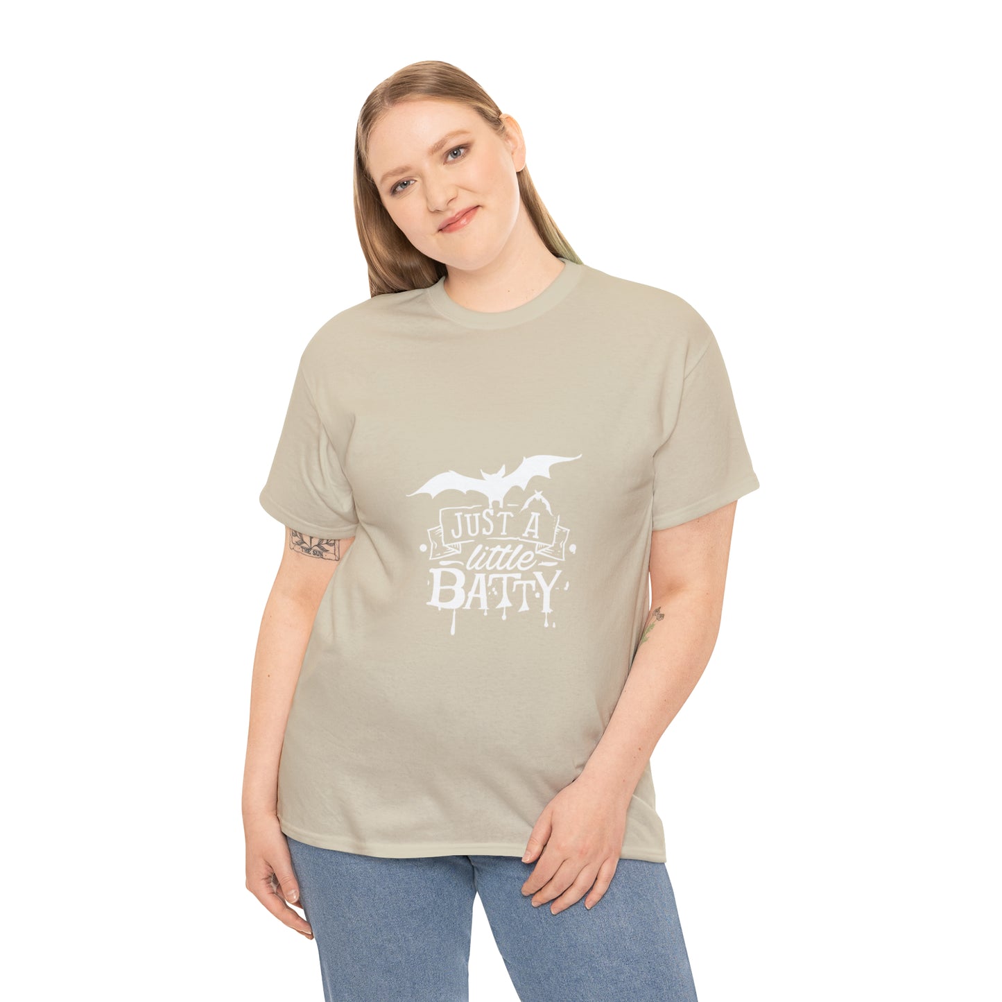 Just a Little Batty Heavy Cotton Tee