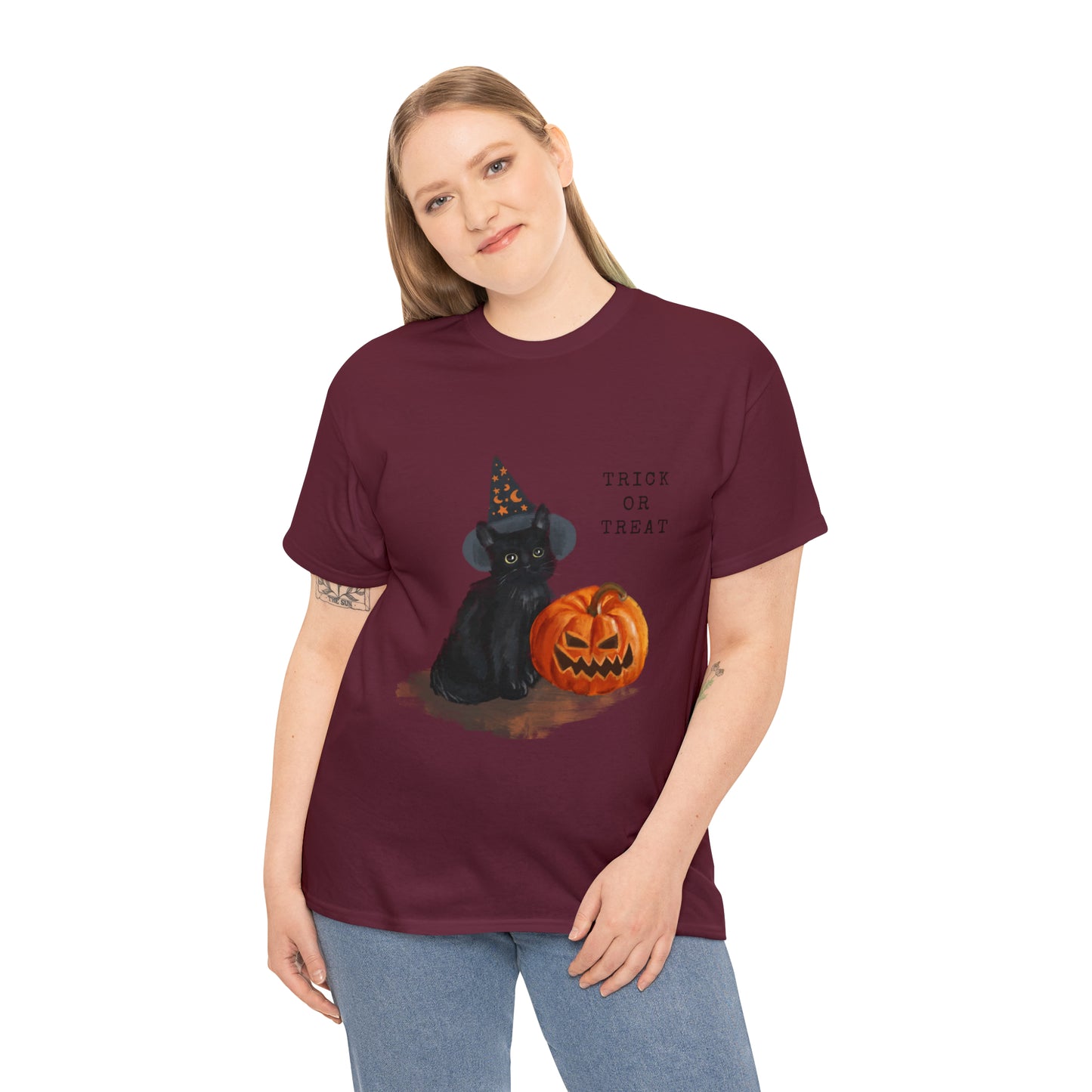 Boo Kitty Heavy Cotton Tee