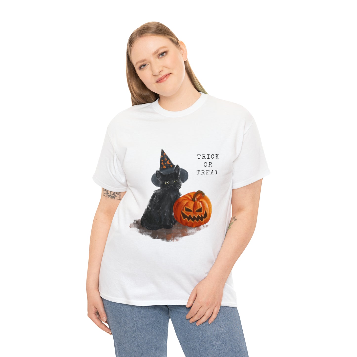 Boo Kitty Heavy Cotton Tee