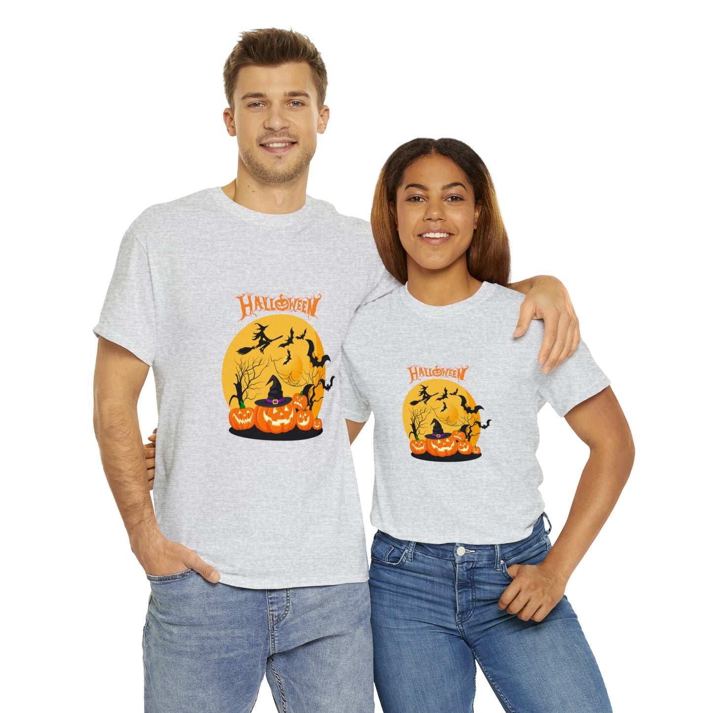 Halloween Pumpkin's Heavy Cotton Tee