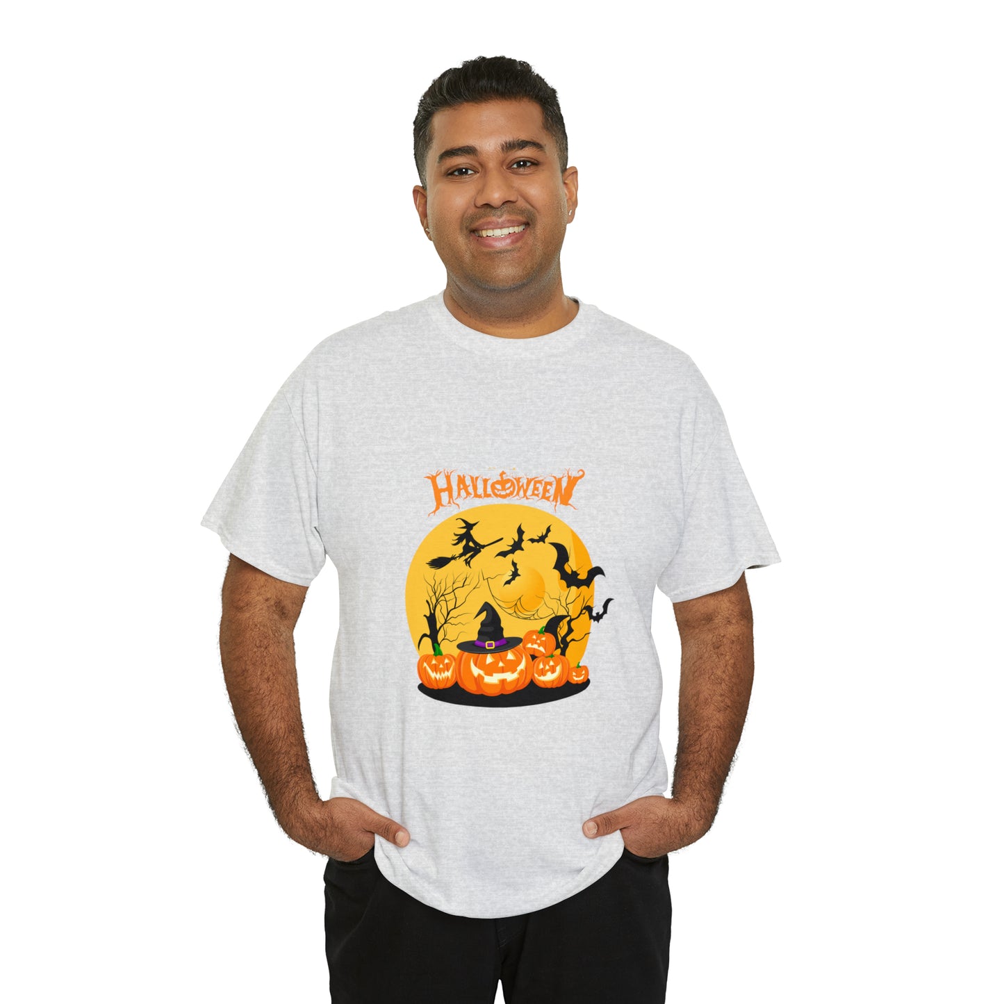 Halloween Pumpkin's Heavy Cotton Tee