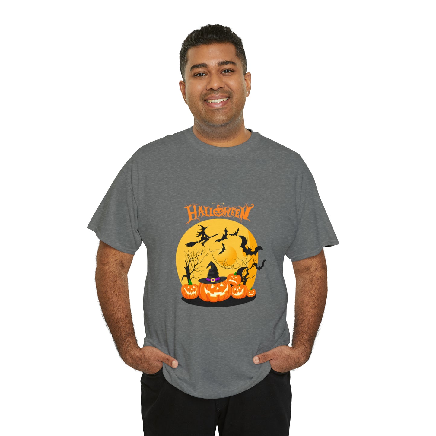 Halloween Pumpkin's Heavy Cotton Tee