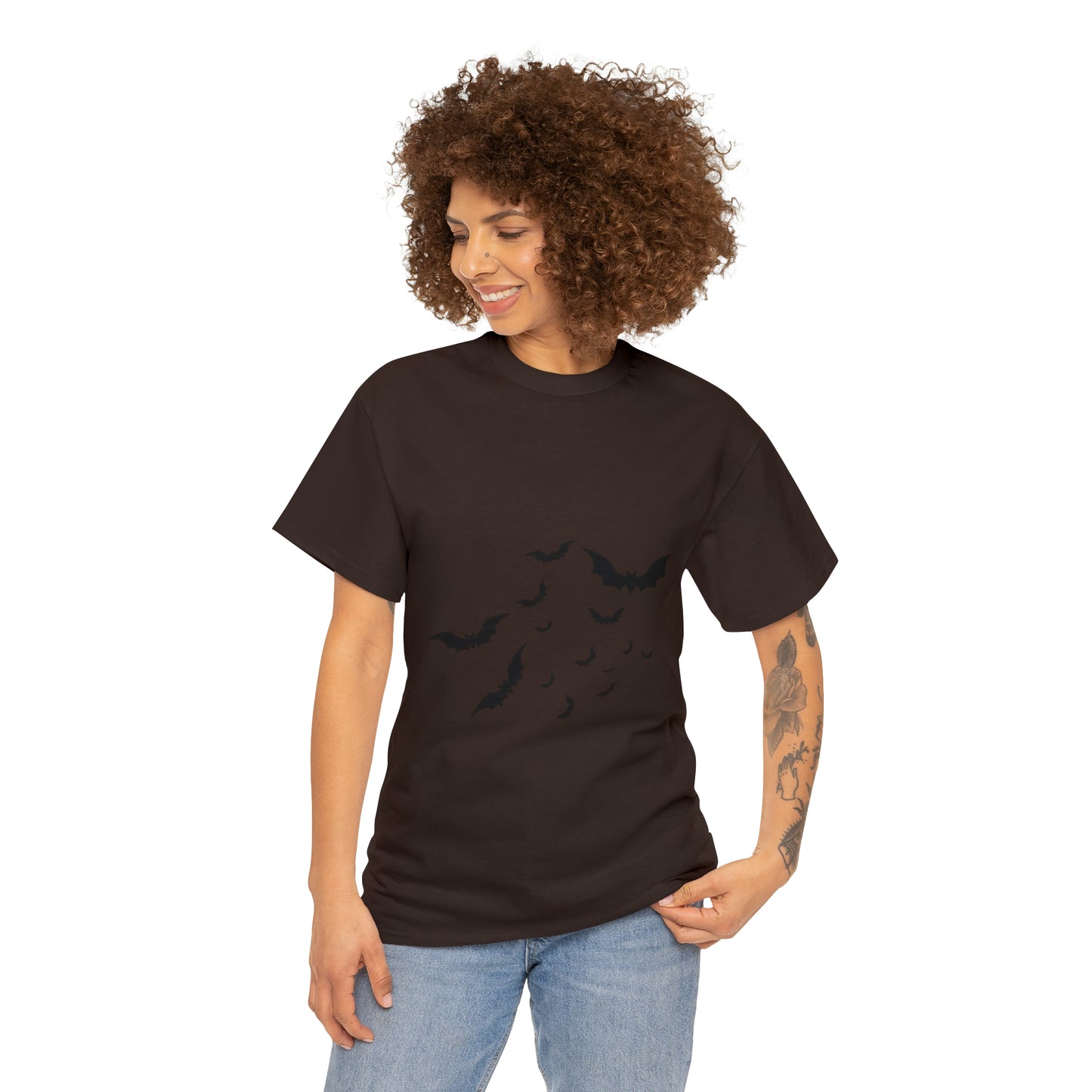 Halloween Bats Heavy Cotton Tee